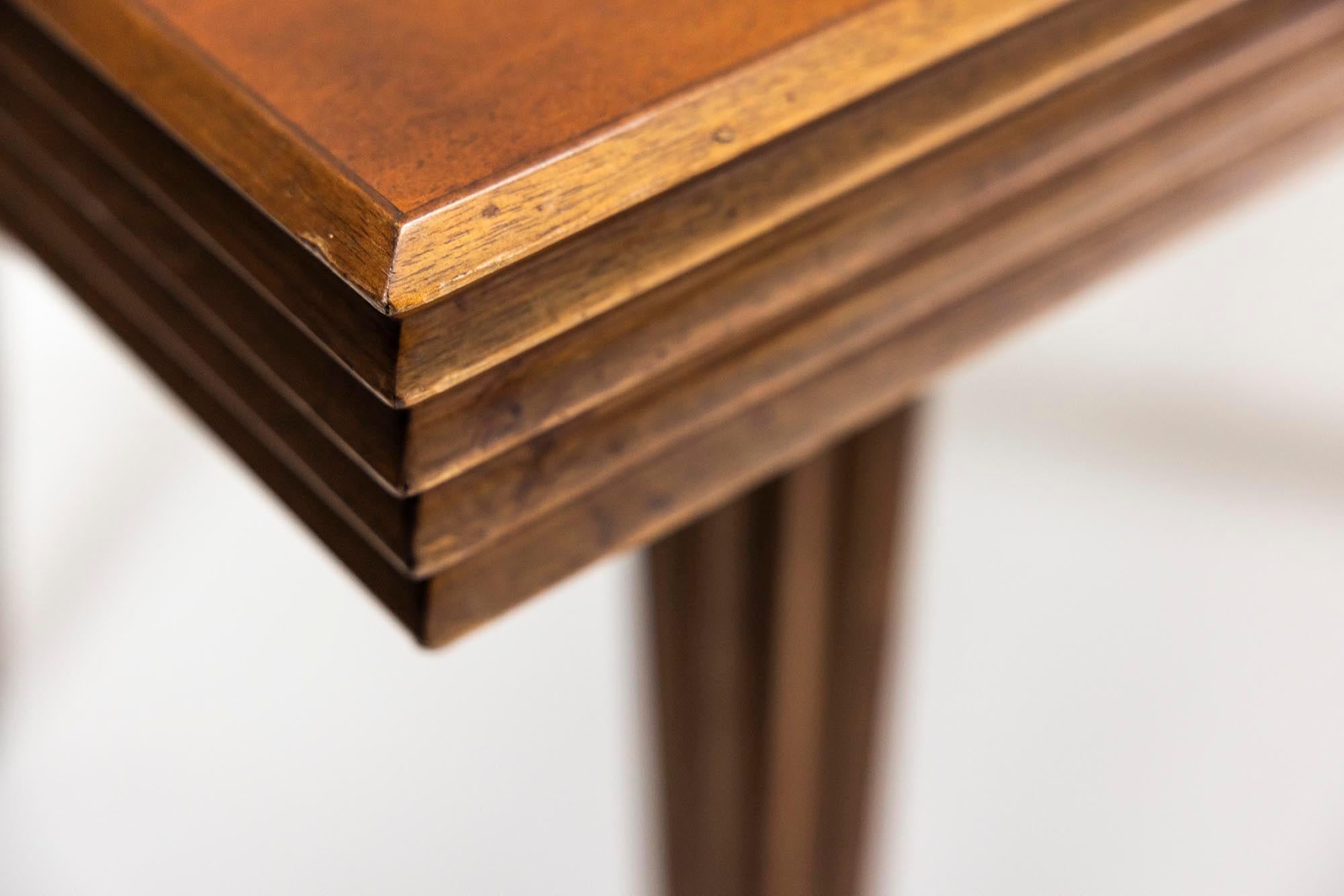 Gio Ponti Dining Table in Veneered Walnut, Italy 1940s For Sale 2
