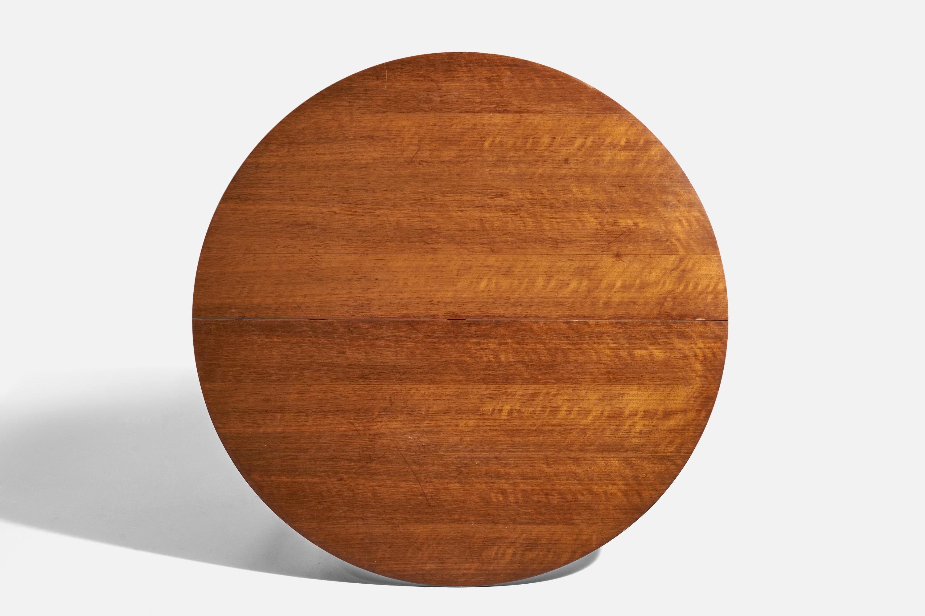 Mid-Century Modern Gio Ponti, Dining Table, Walnut, Brass, Singer & Sons, United States, 1950s