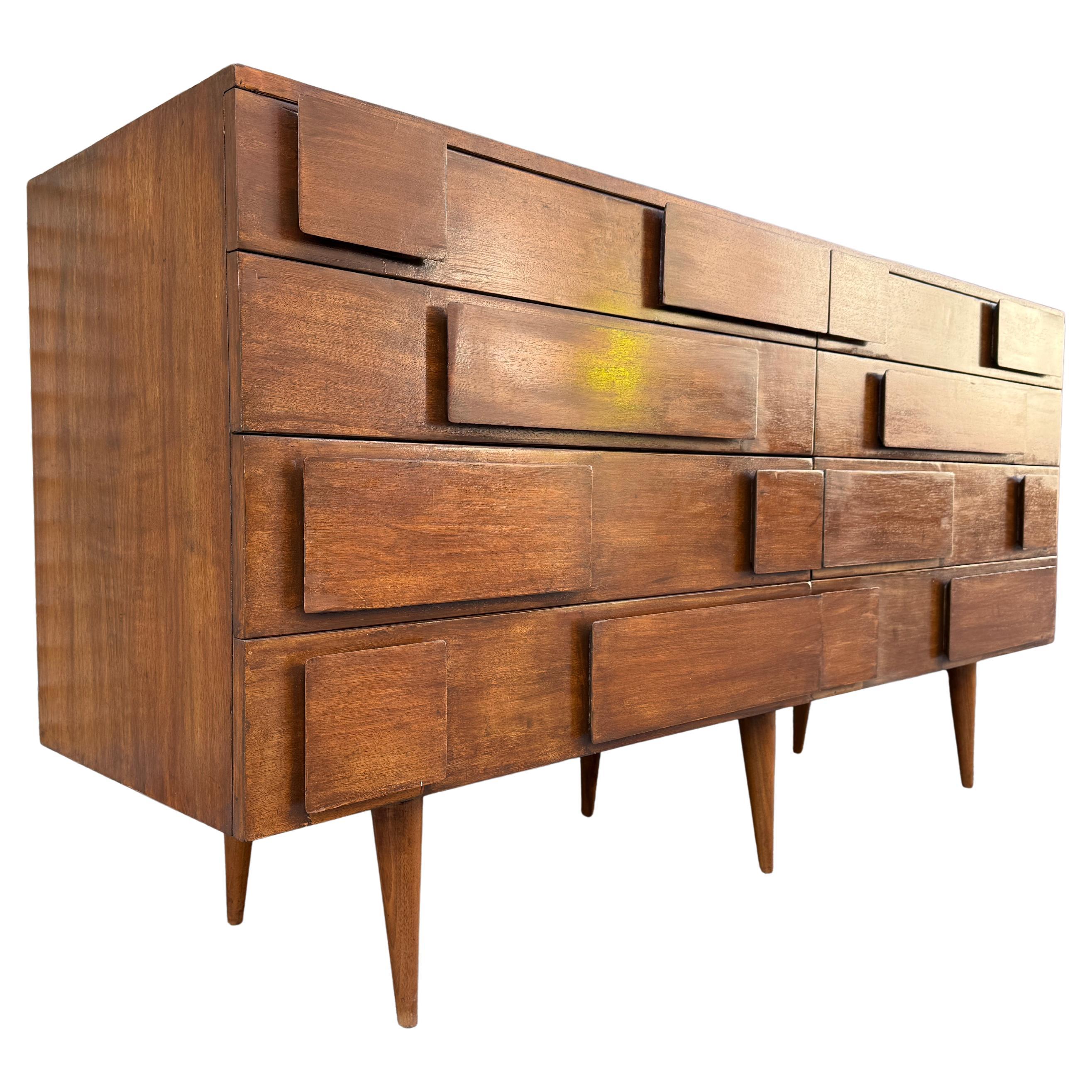 Comò doppio Gio Ponti per M. Singer & Sons. In condizioni buone in vendita a BROOKLYN, NY