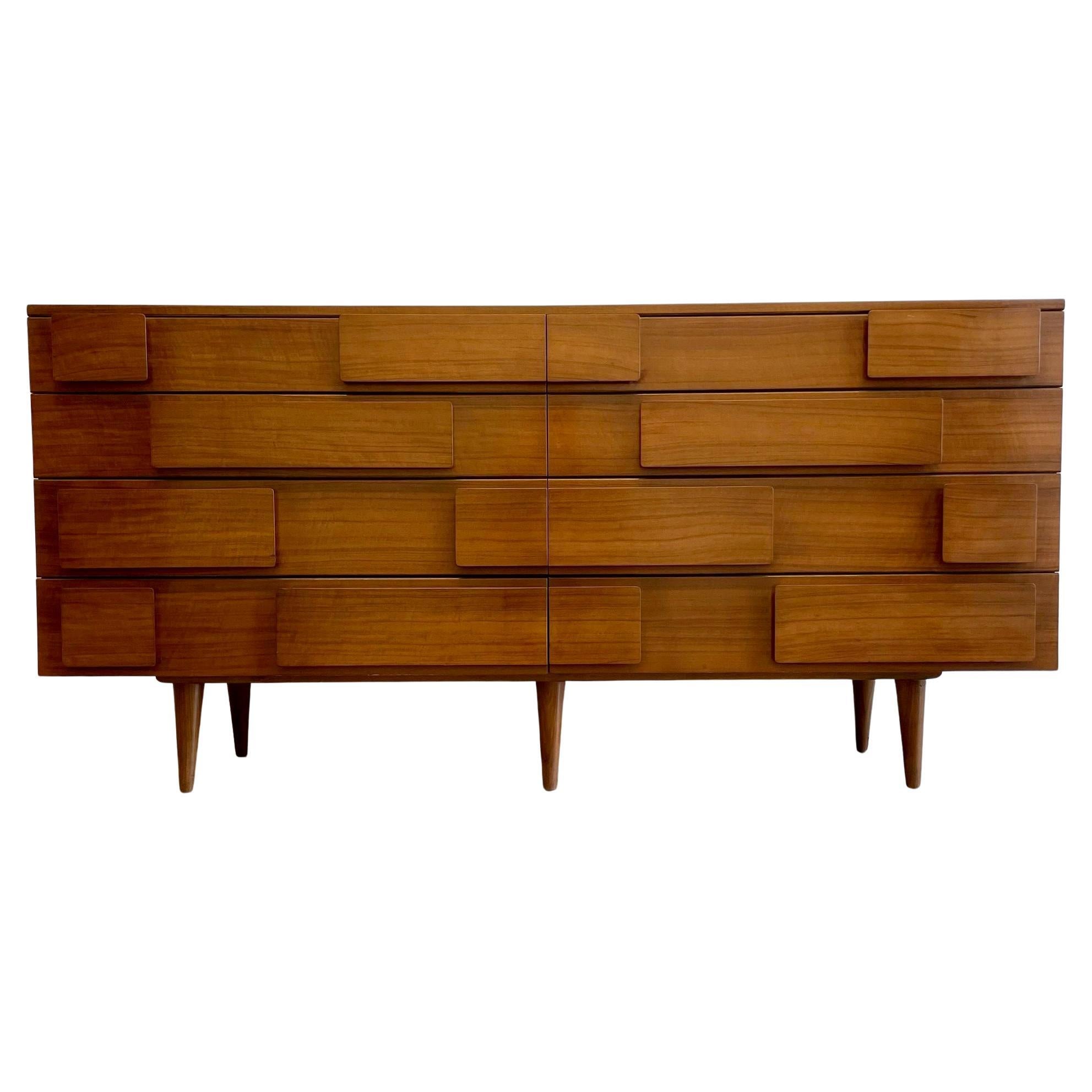 Gio Ponti, Singer and Sons, Italian Mid-Century Modern, Dresser, Chest, 1950s For Sale