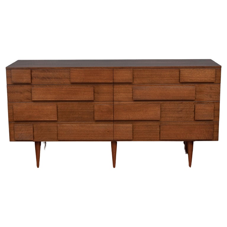 Gio Ponti Double Dresser Signed M. Singer and Sons Model 2161 For Sale