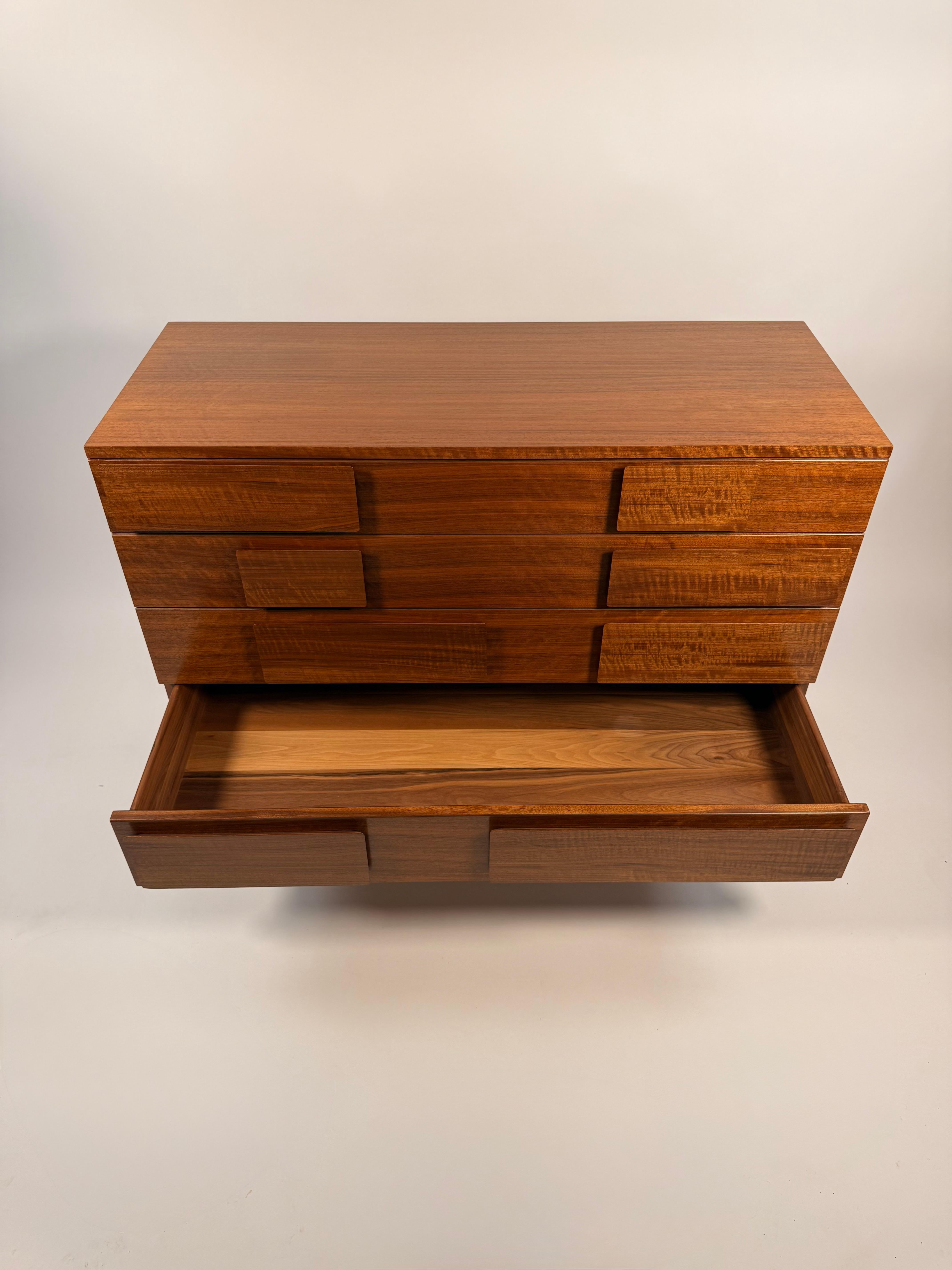 Noce Comò Gio Ponti di Singer & Sons, circa anni '50 in vendita