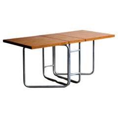 Vintage Gio Ponti Drop Leaf Table For The Villa "Quota 110", Rome 1932