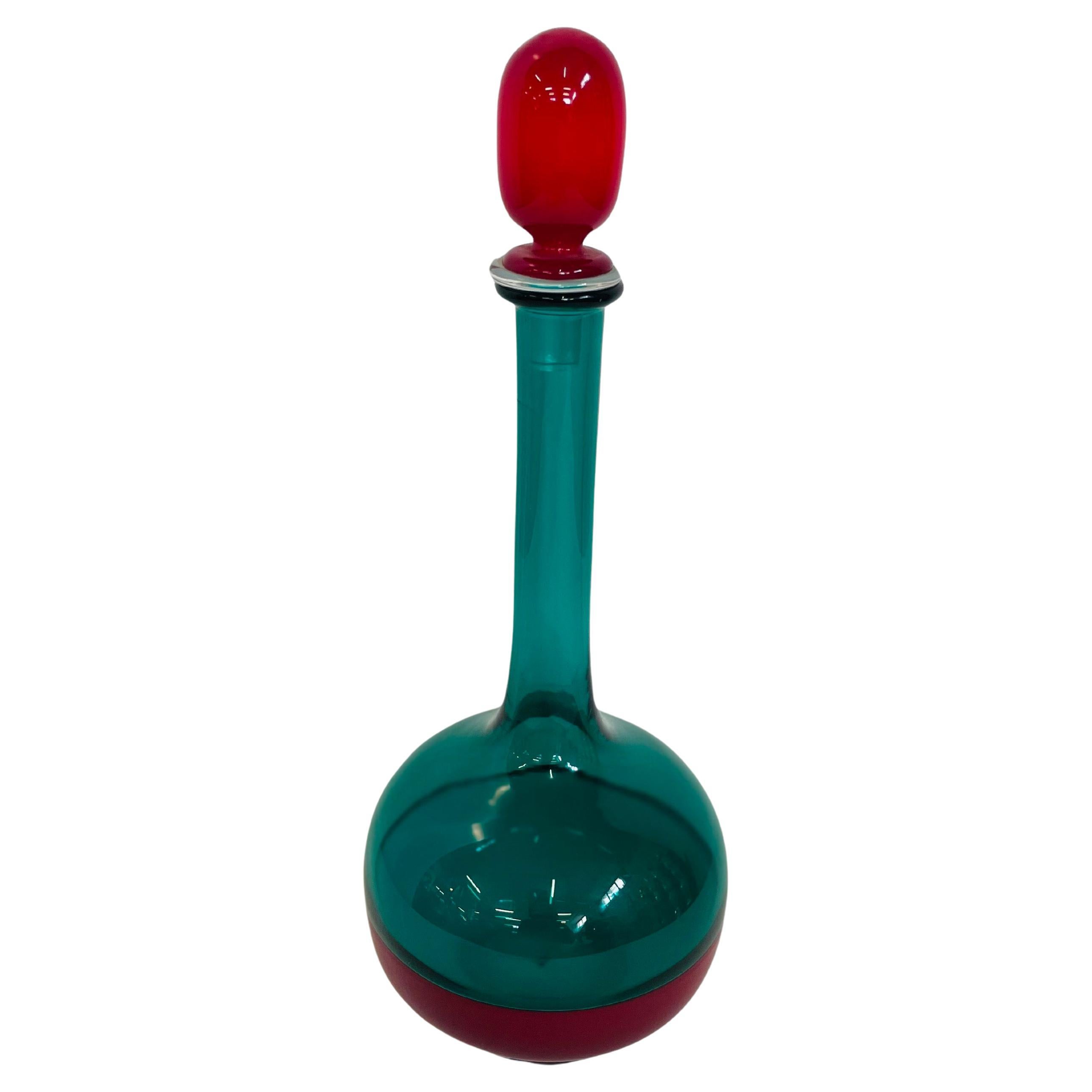 Gio Ponti e Venini, bottiglia modello Morandiana, 1990. im Angebot