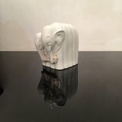 Gio’ Ponti “ Elephant “ Porcelain Gold 1927 italy