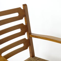 Gio Ponti & Emilio Lancia Sessel aus Holz und Binsen für Domus Nova, Italien, 1929