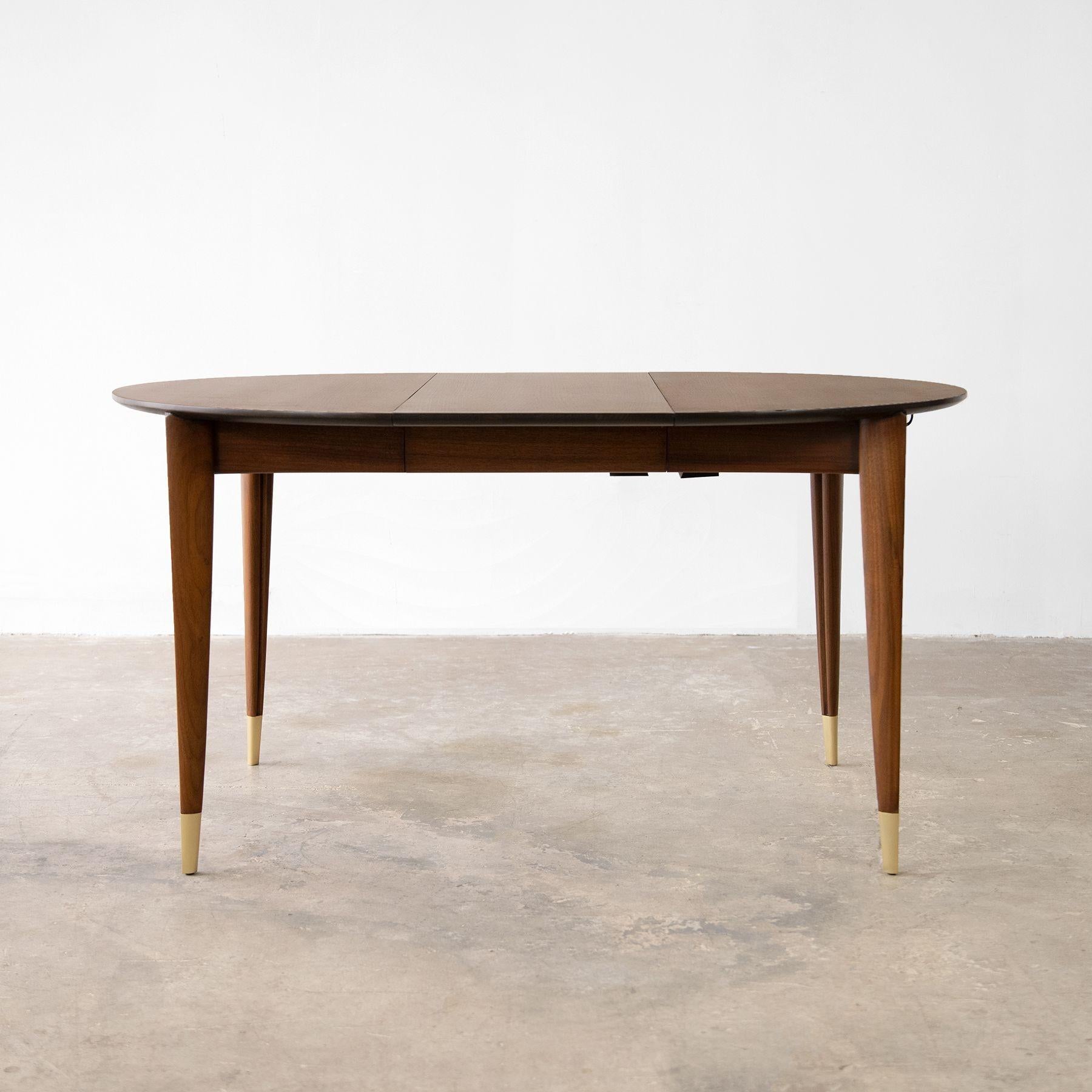 Gio Ponti Extension Dining Table in Italian Walnut - M. Singer & Sons Model 2135 5