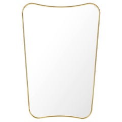 Gio Ponti 'F.A. 33' Miroir demi-long en laiton pour GUBI