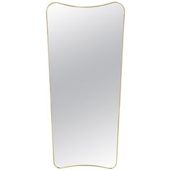 Gio Ponti F.A. 33 Large Mirror in Brass