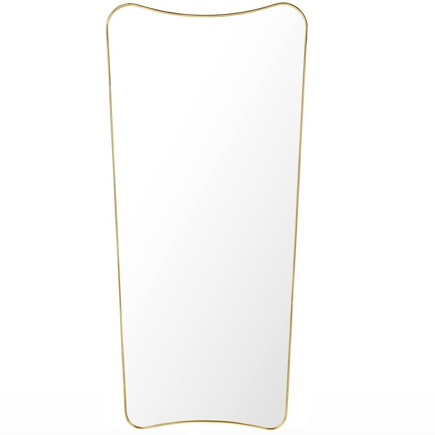 Gio Ponti F.A. 33 Medium Mirror in Brass For Sale 4