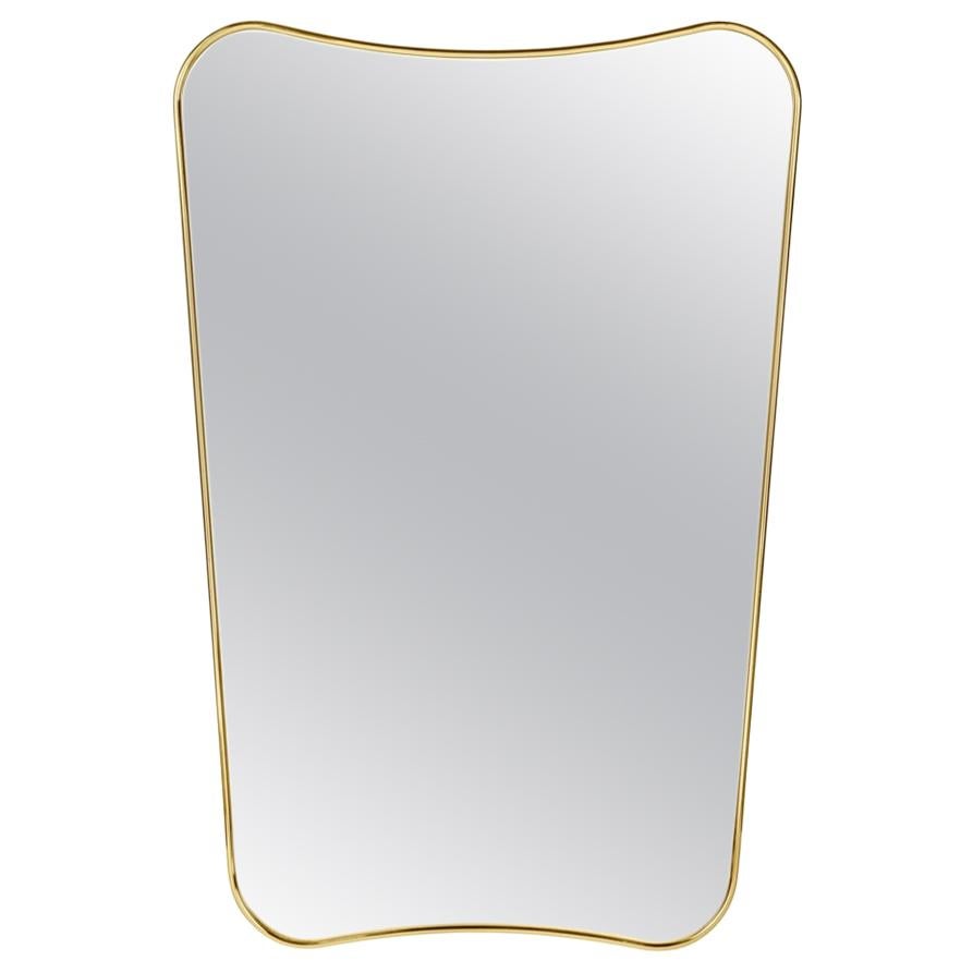 Gio Ponti F.A. 33 Medium Mirror in Brass