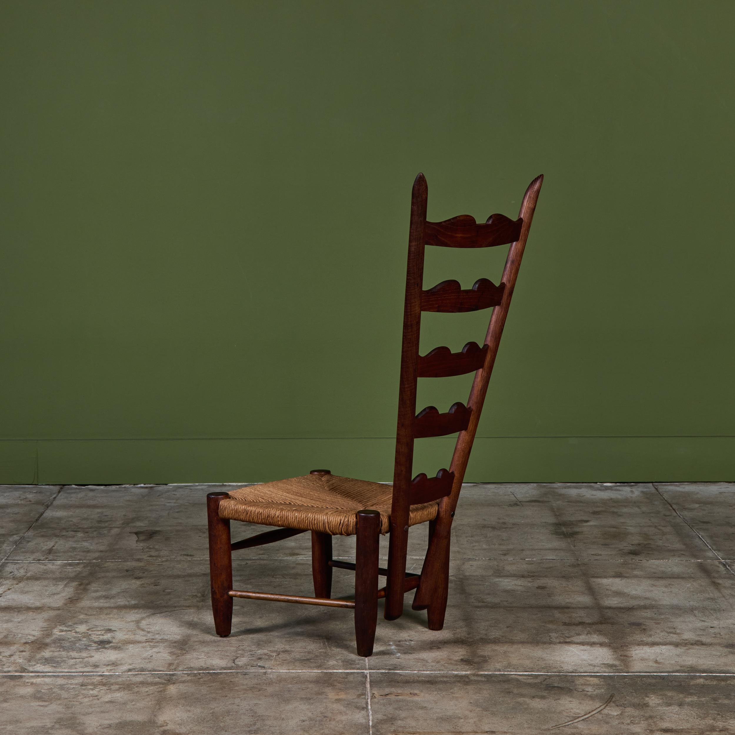 Gio Ponti Kamingesprächsstuhl für Casa & Giardino (Moderne der Mitte des Jahrhunderts) im Angebot
