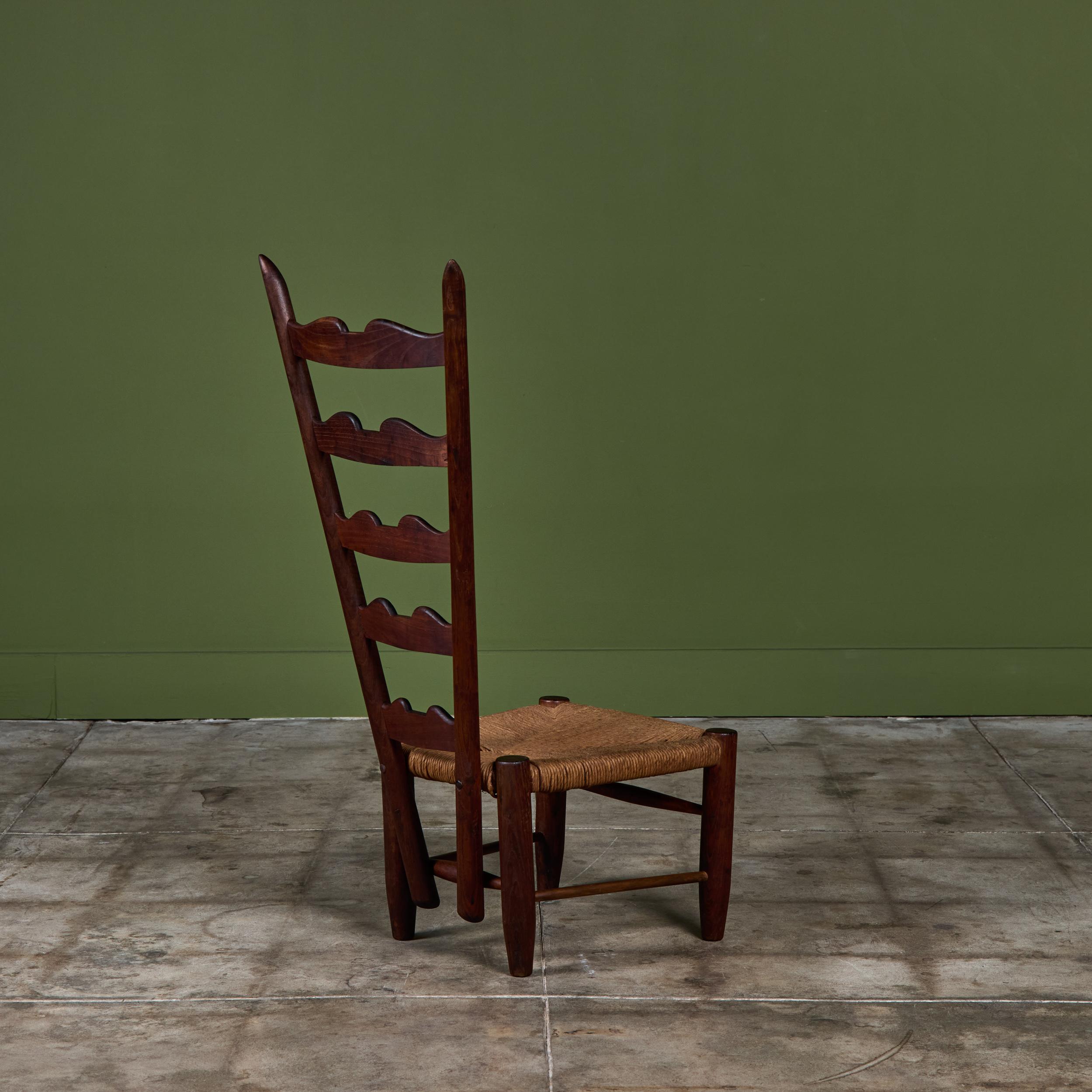 Gio Ponti Kamingesprächsstuhl für Casa & Giardino (Mitte des 20. Jahrhunderts) im Angebot