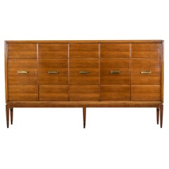 Gio Ponti Five Doors Sideboard in Walnut for Singer & Sons, 1950s