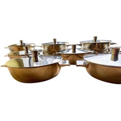 Gio Ponti for Arthur Krupp, a Set of 12 Mid-Century Small Silver Plated Tureens
