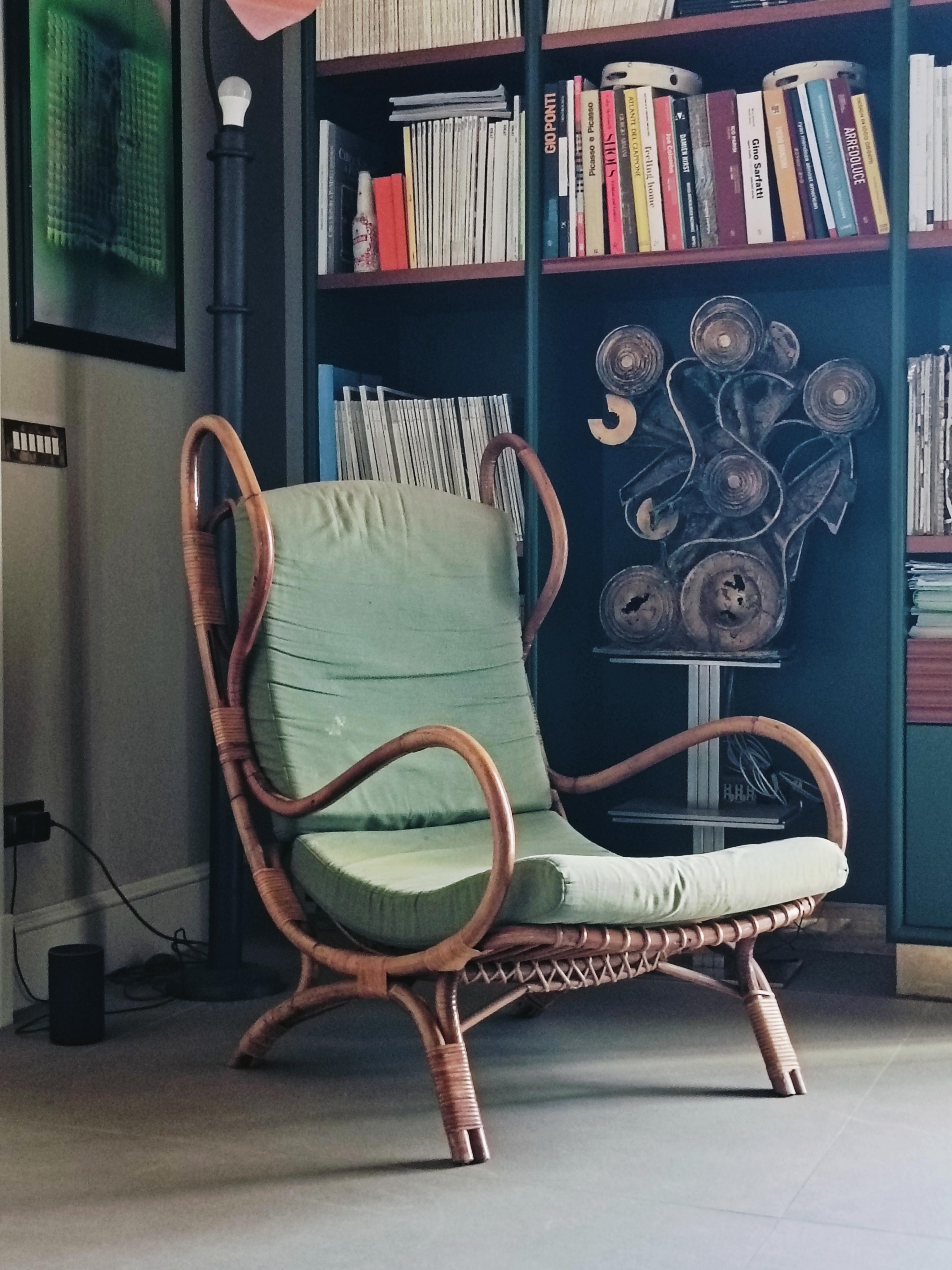 Gio Ponti for Bonacina Continuum BP 16 Lounge Chair, Italy 1963 In Good Condition For Sale In Naples, IT