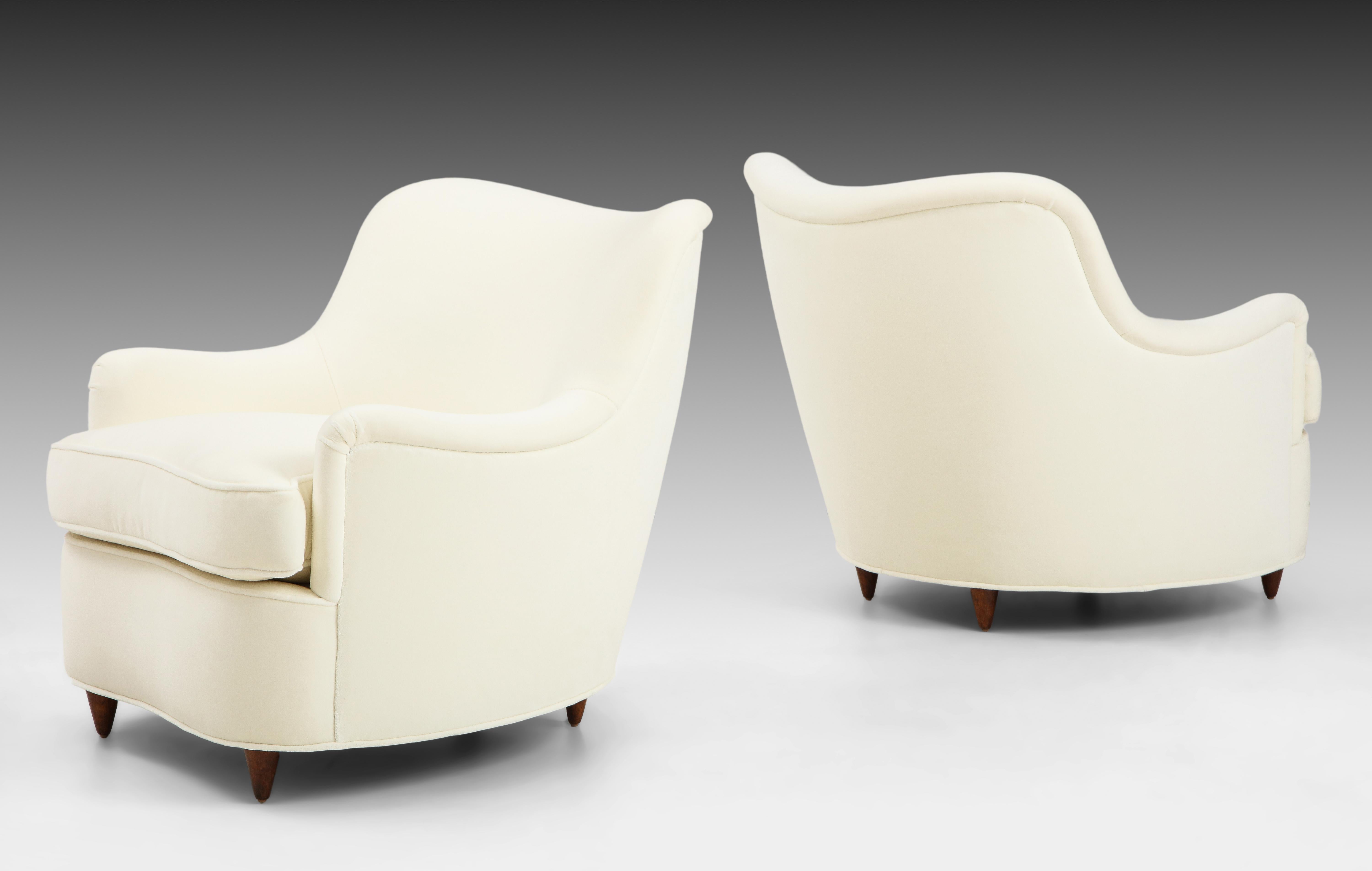 ivory armchairs