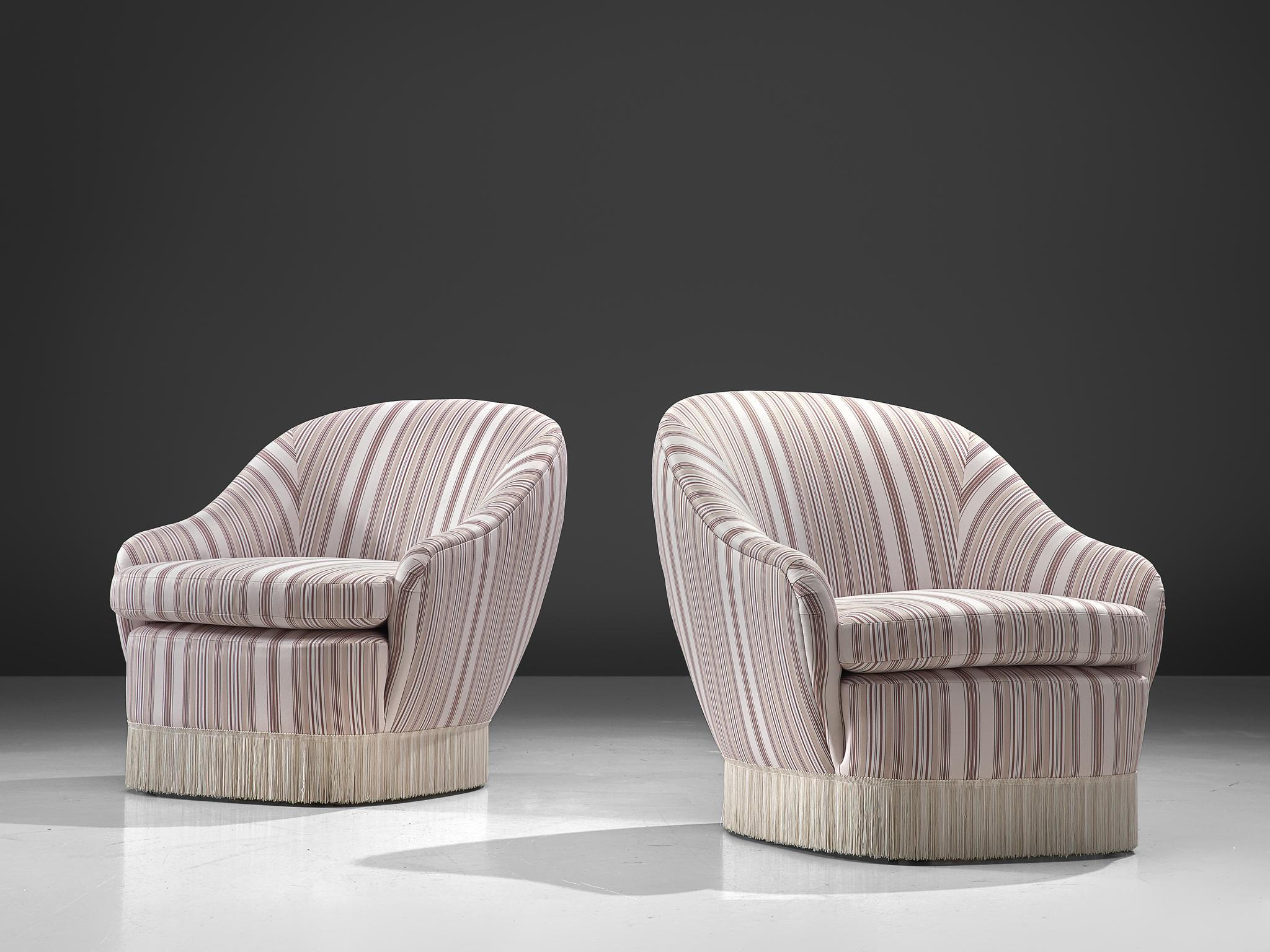 Italian Gio Ponti for Casa e Giardino Pair of Lounge Chairs  For Sale
