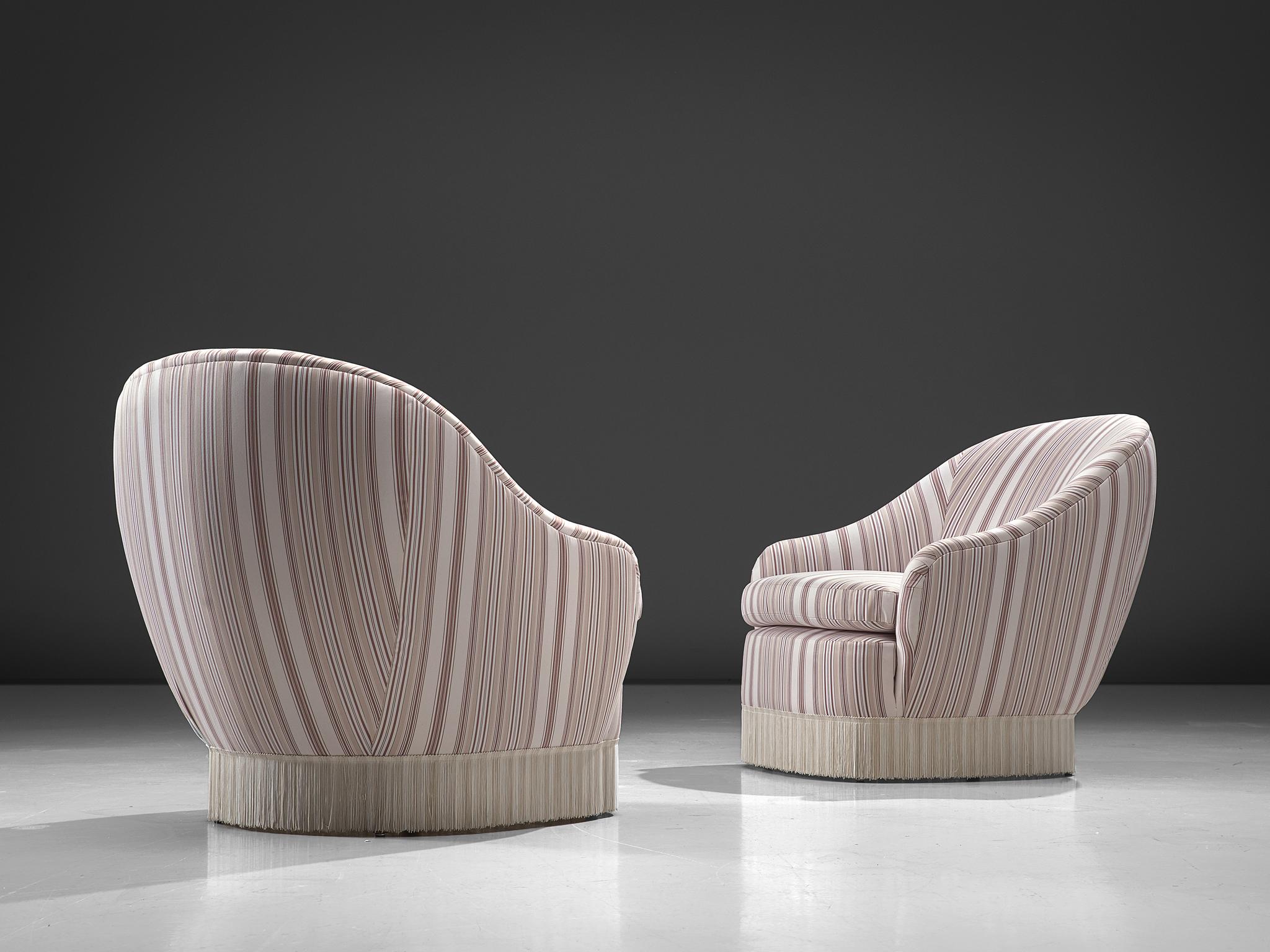 Mid-20th Century Gio Ponti for Casa e Giardino Pair of Lounge Chairs  For Sale