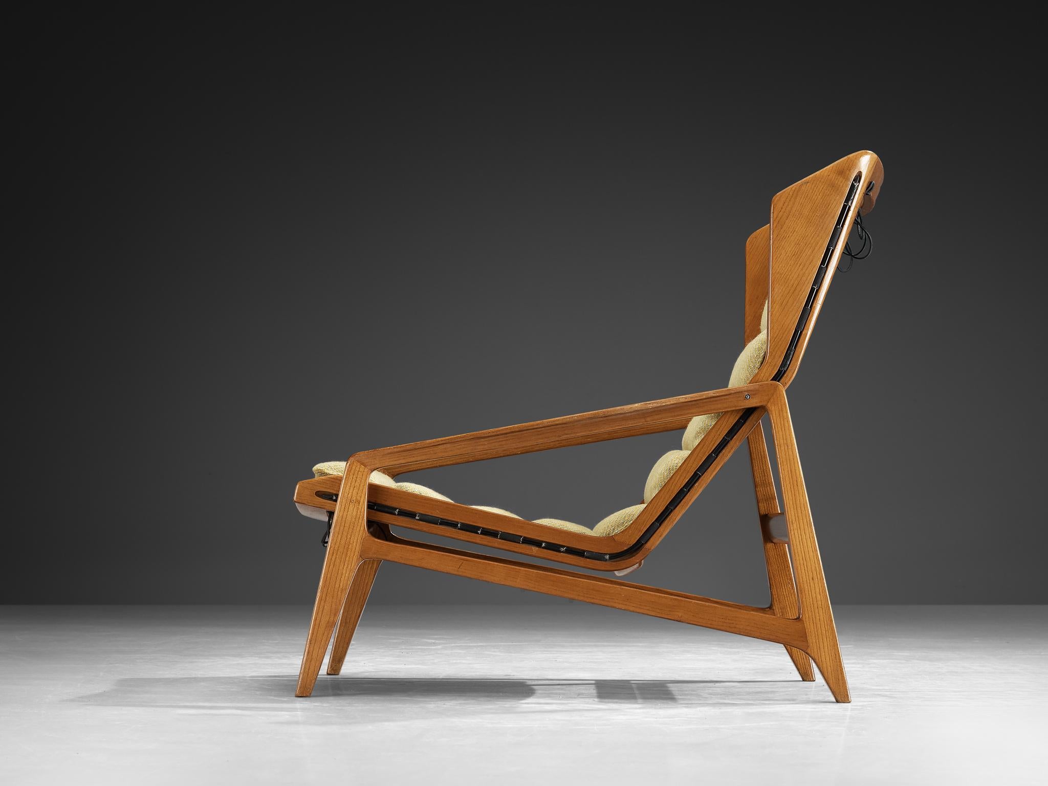 Metal Gio Ponti for Cassina '811' Lounge Chair  For Sale