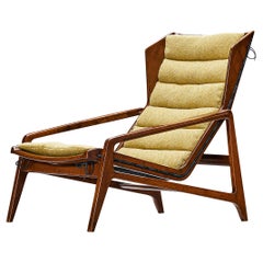 Gio Ponti for Cassina '811' Lounge Chair in Chestnut 