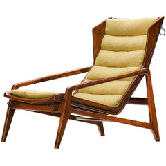 Gio Ponti fauteuil de salon '811' en châtaignier pour Cassina