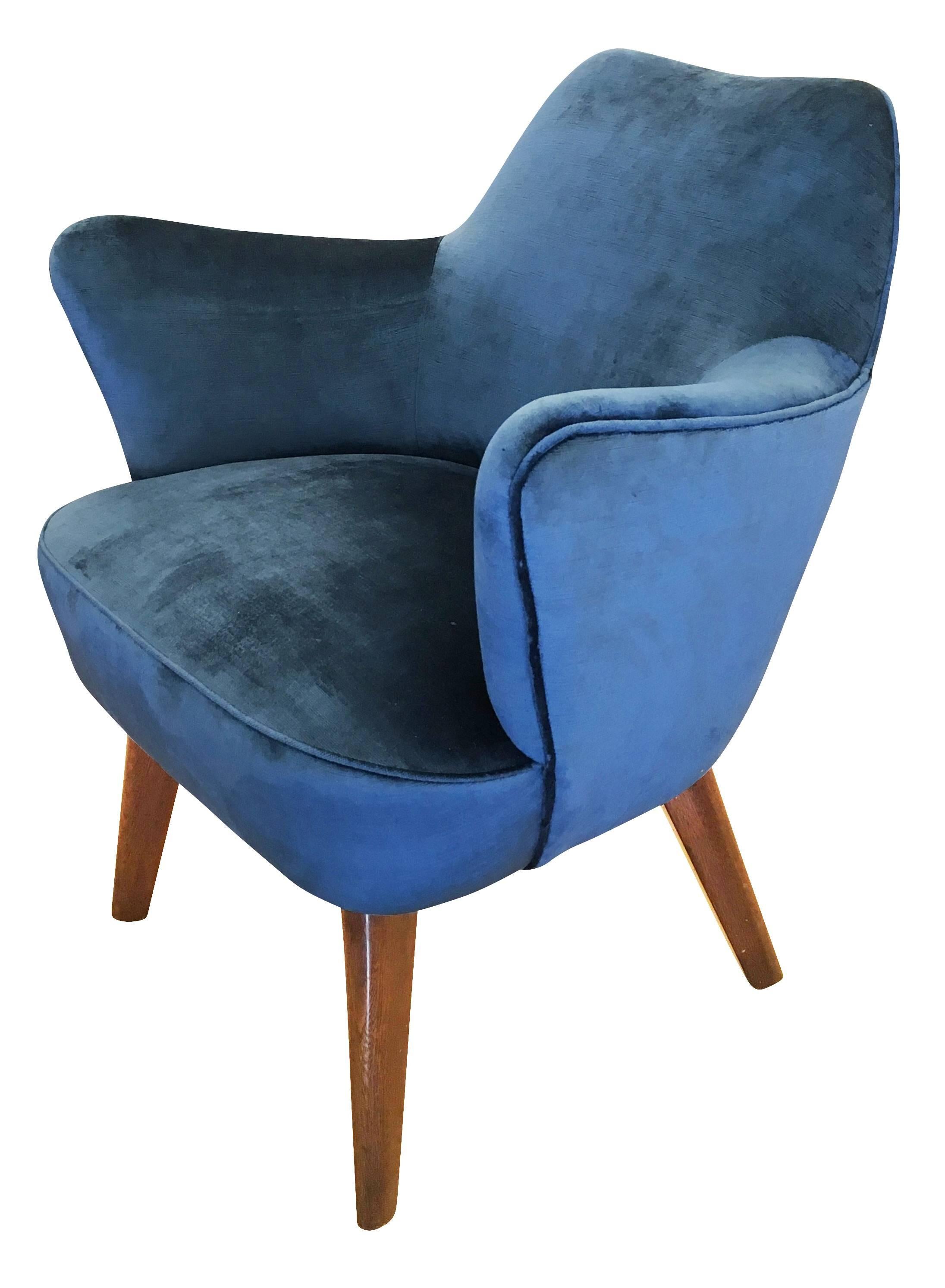 Mid-Century Modern Gio Ponti for Cassina Armchair with Expertise from the Archives