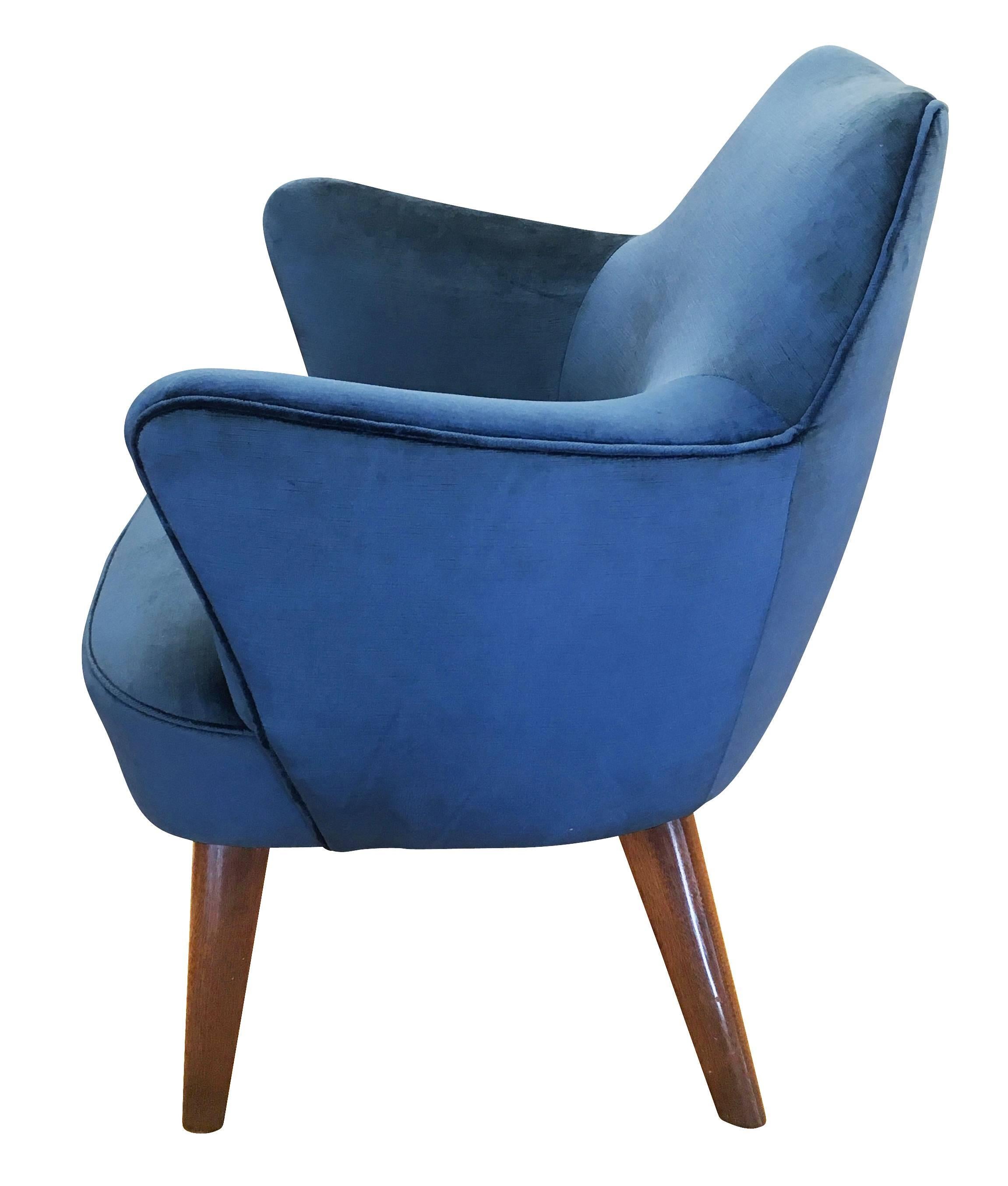 Gio Ponti for Cassina Armchair with Expertise from the Archives In Good Condition In New York, NY