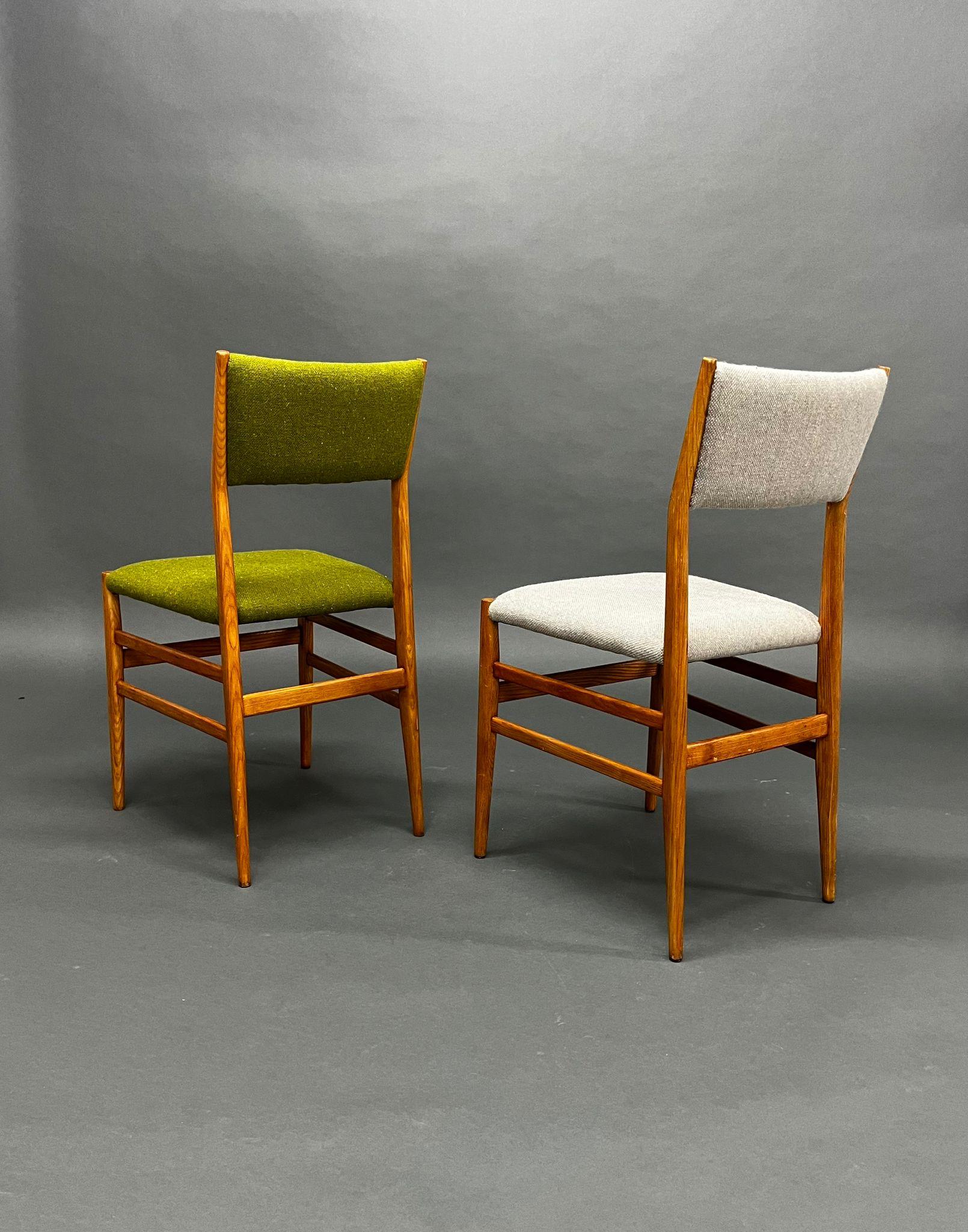 Italian Gio Ponti for Cassina, Leggera Chair, Model 646, 1950s  