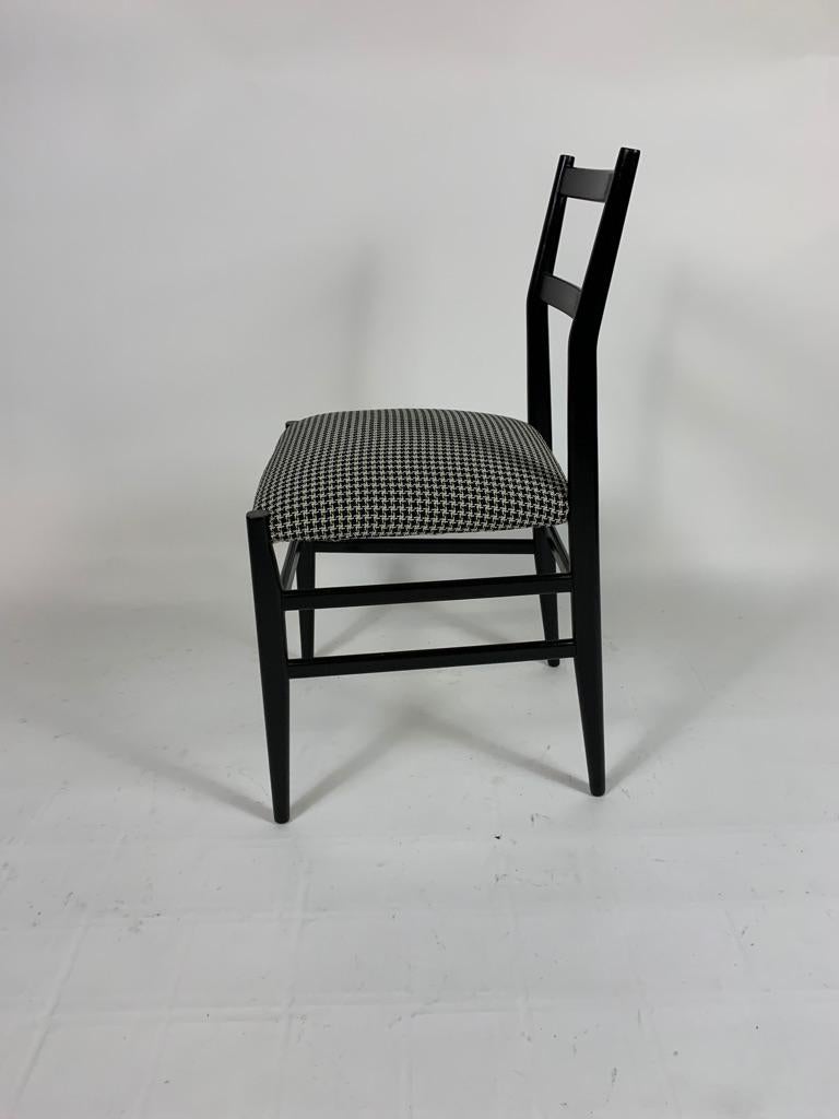 Gio Ponti for Cassina Six Black Wood 