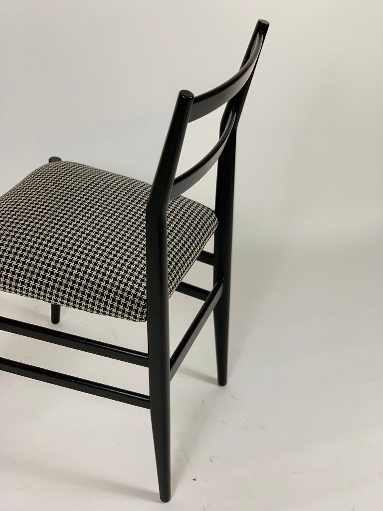 Gio Ponti for Cassina Six Black Wood 