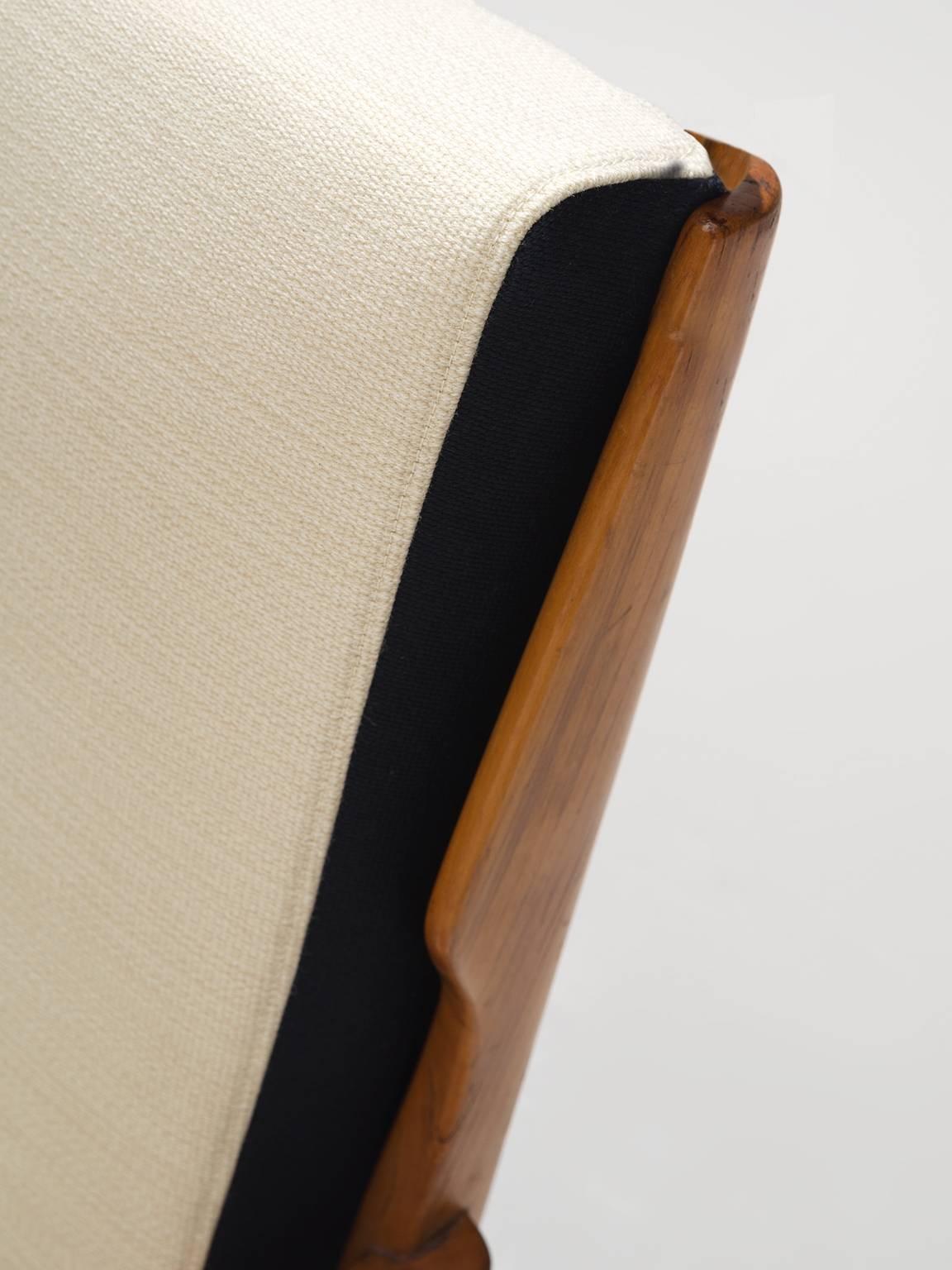 Mid-20th Century Gio Ponti for Cassina Pair of 'Model 516' Lounge Chairs in Walnut