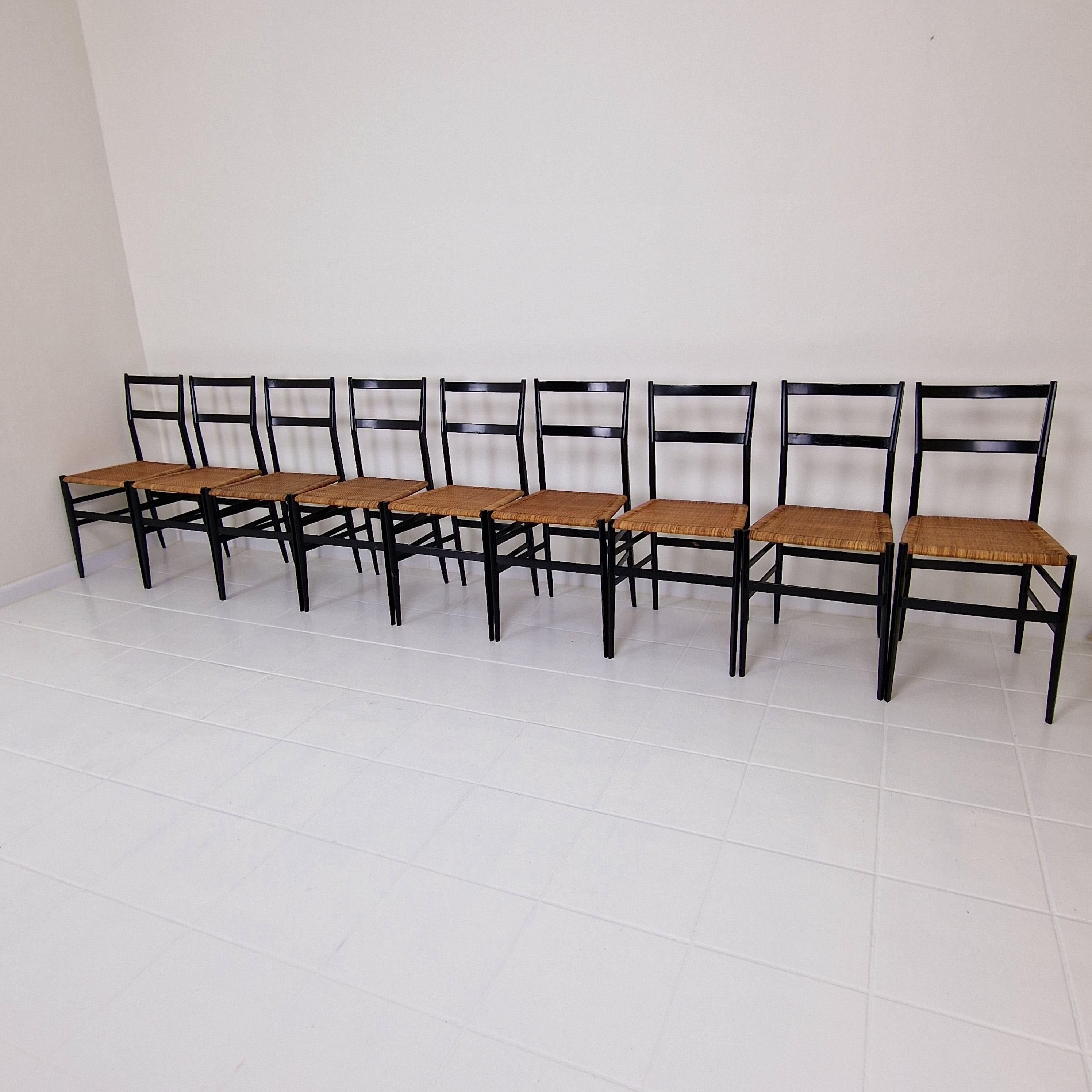 Hand-Crafted Gio Ponti for Cassina Set of 9 