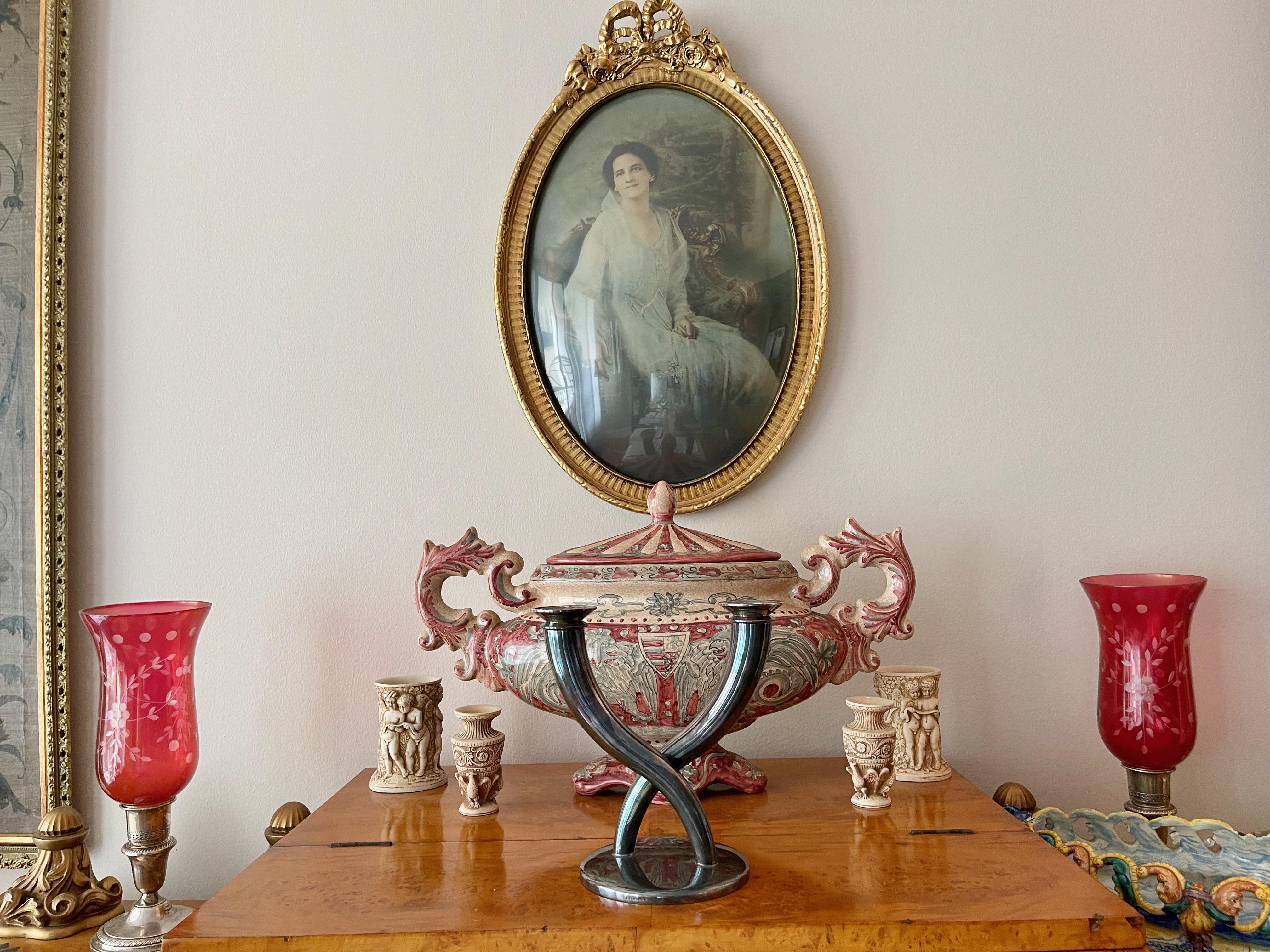 Art Deco Gio Ponti for Christofle Cornucopia Candelabrum For Sale