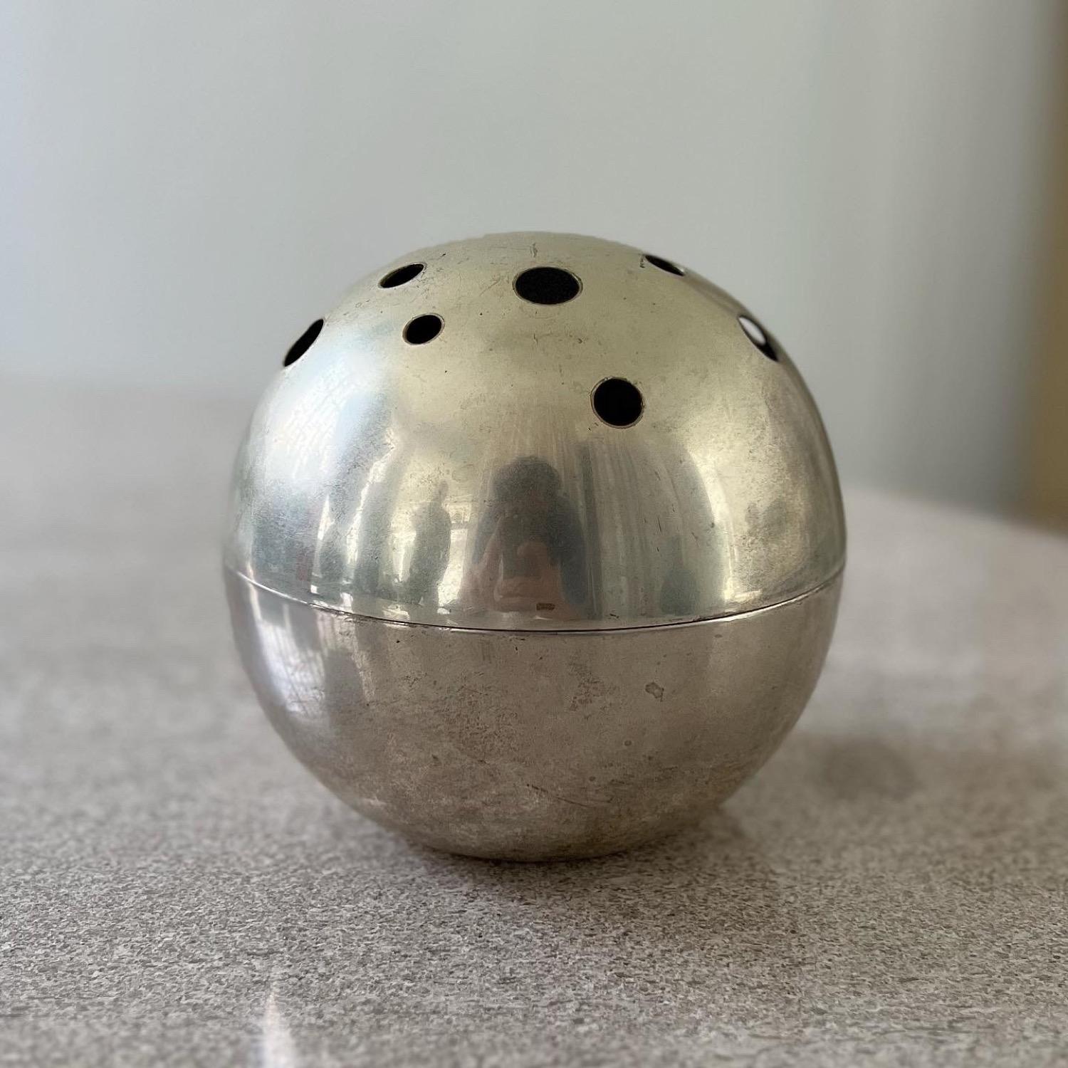 French Gio Ponti for Christofle, Silver Flower Holder, Mid-Century Modern Collectible