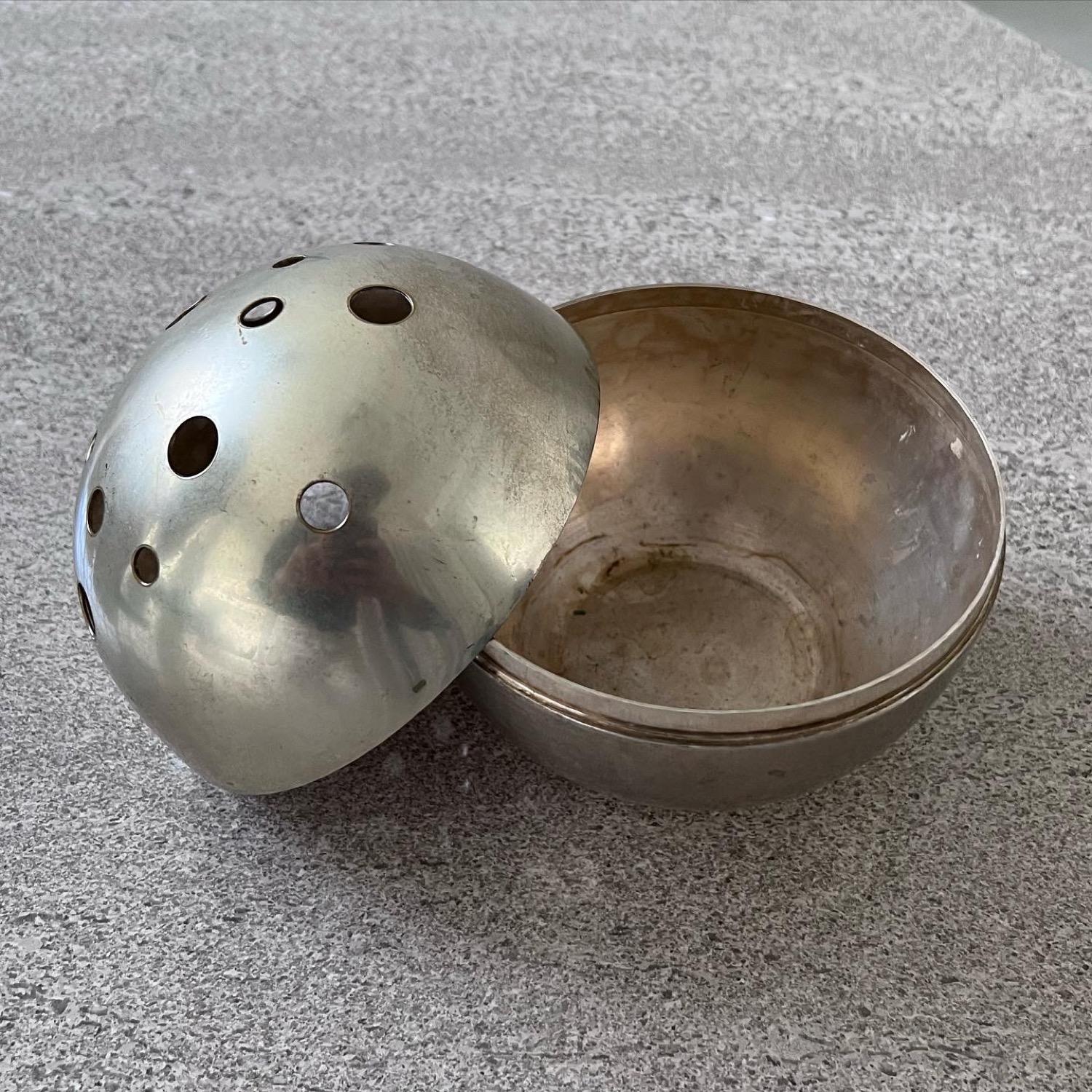 Mid-20th Century Gio Ponti for Christofle, Silver Flower Holder, Mid-Century Modern Collectible