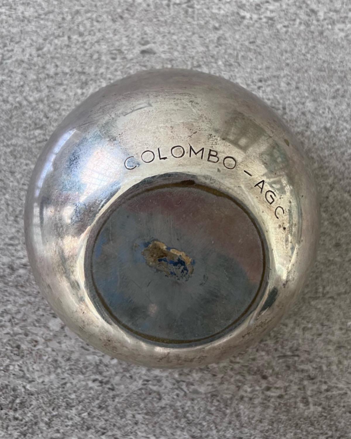 Metal Gio Ponti for Christofle, Silver Flower Holder, Mid-Century Modern Collectible