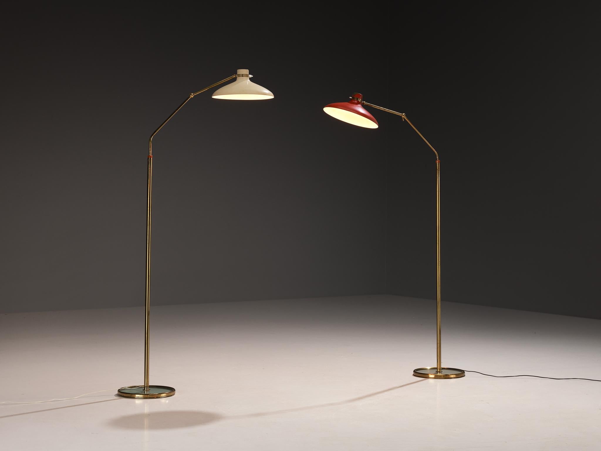 Mid-Century moderno Lampade da terra 'Parco dei Principi' di Gio Ponti per Fontana Arte