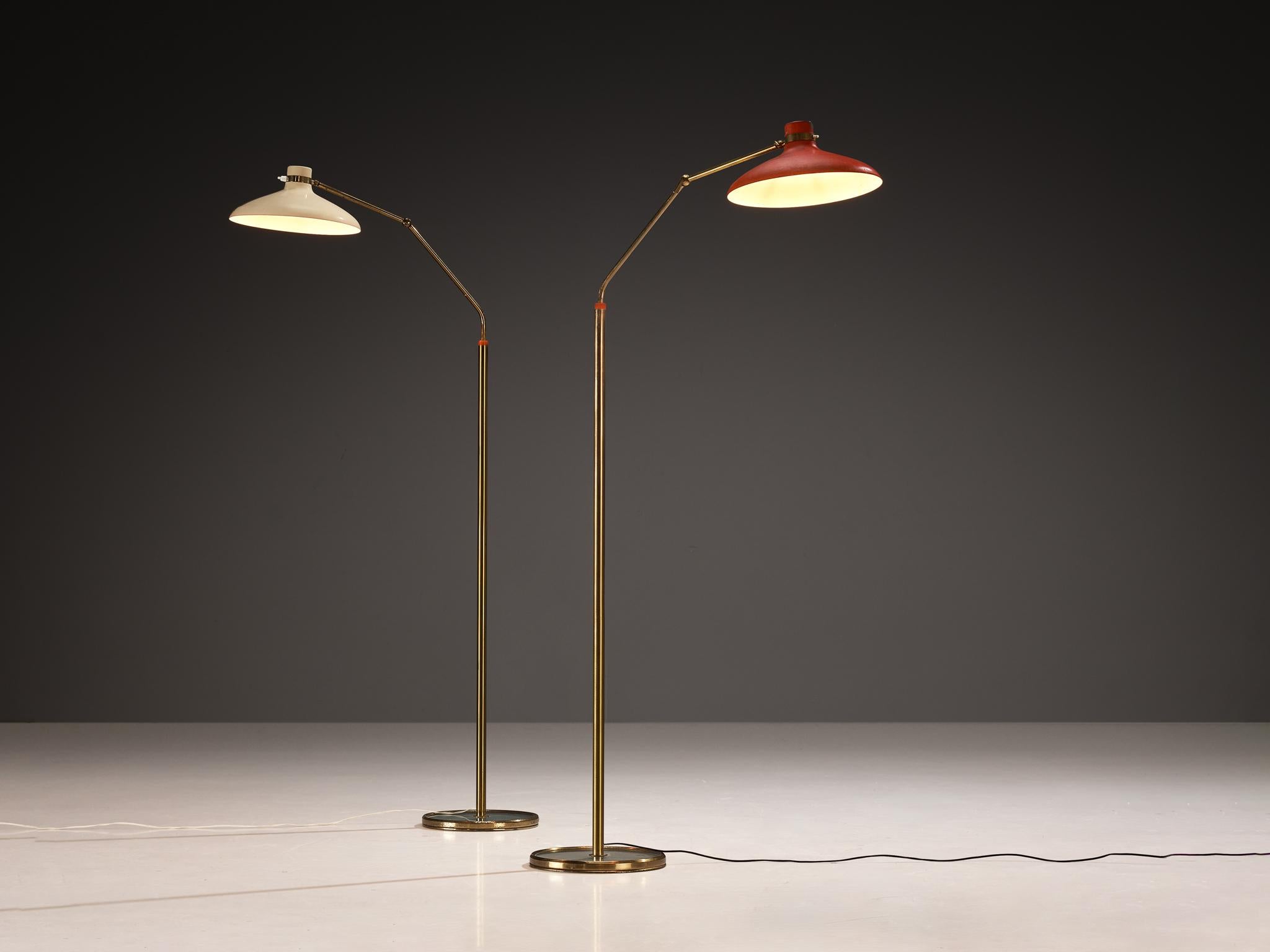 Alluminio Lampade da terra 'Parco dei Principi' di Gio Ponti per Fontana Arte