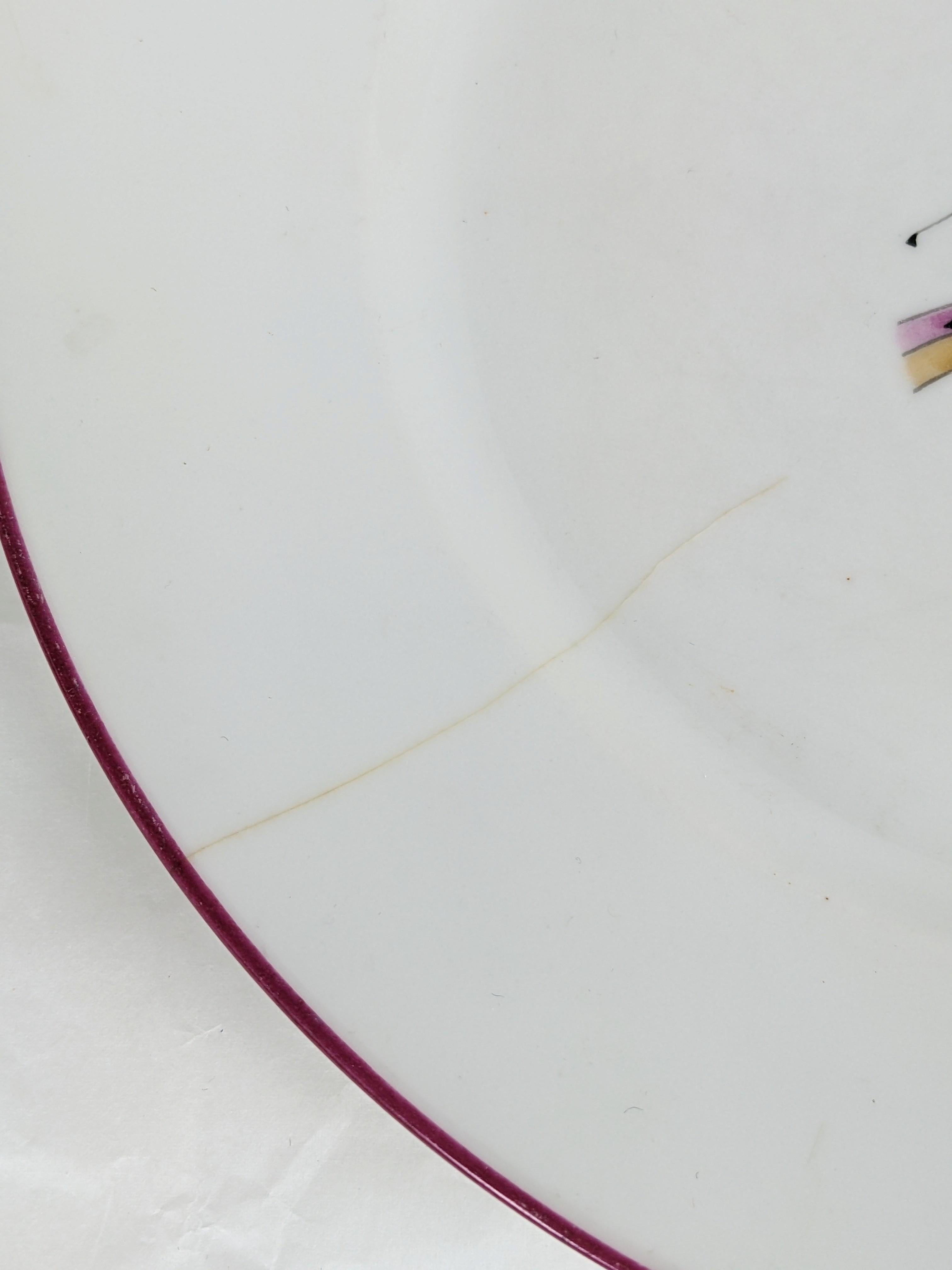Gio Ponti para Ginori Plato de cena Art Déco, Il Circo Italiano en venta