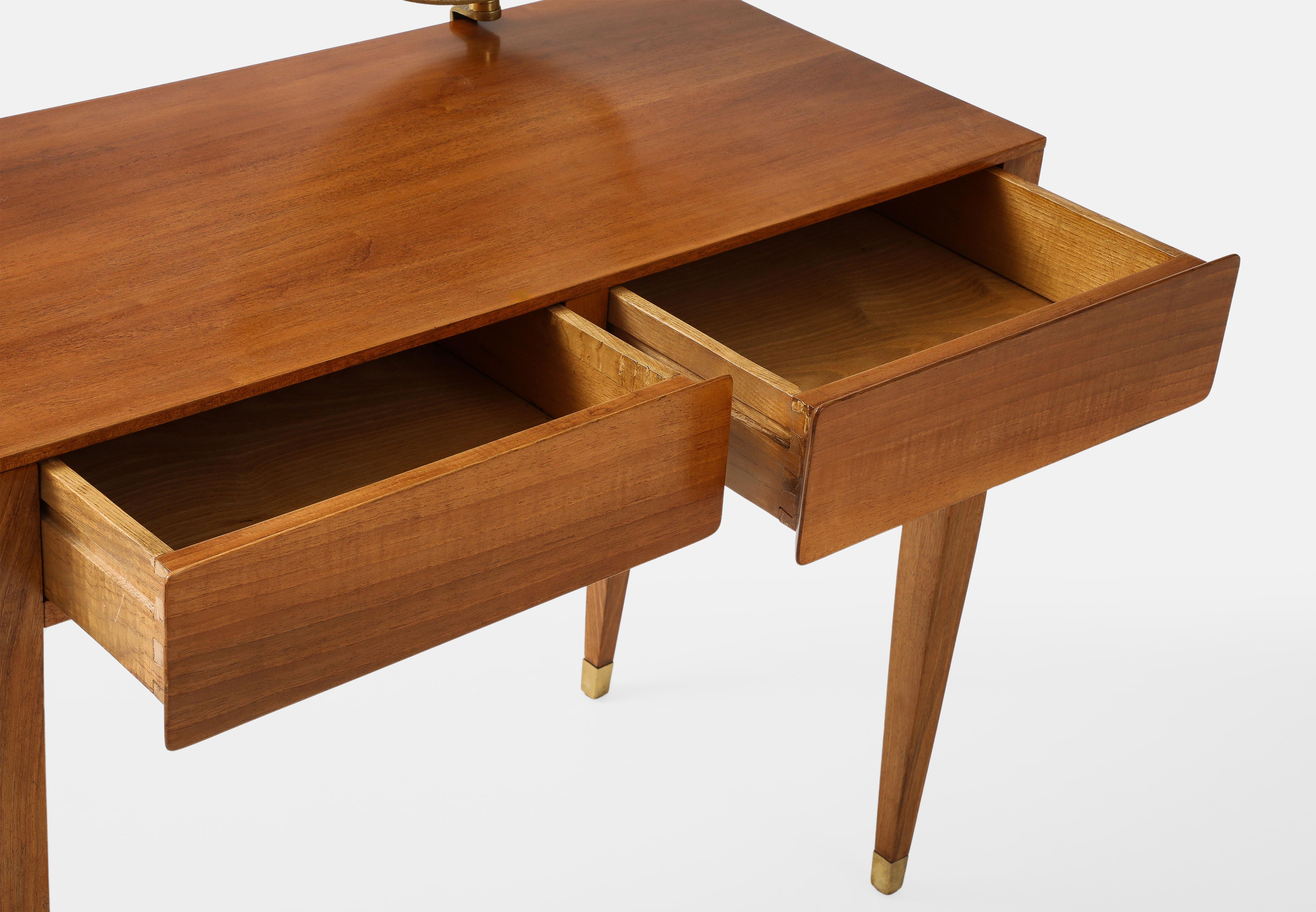 Gio Ponti for Giordano Chiesa Vanity Table with Mirror from Hotel Royal, Naples For Sale 3