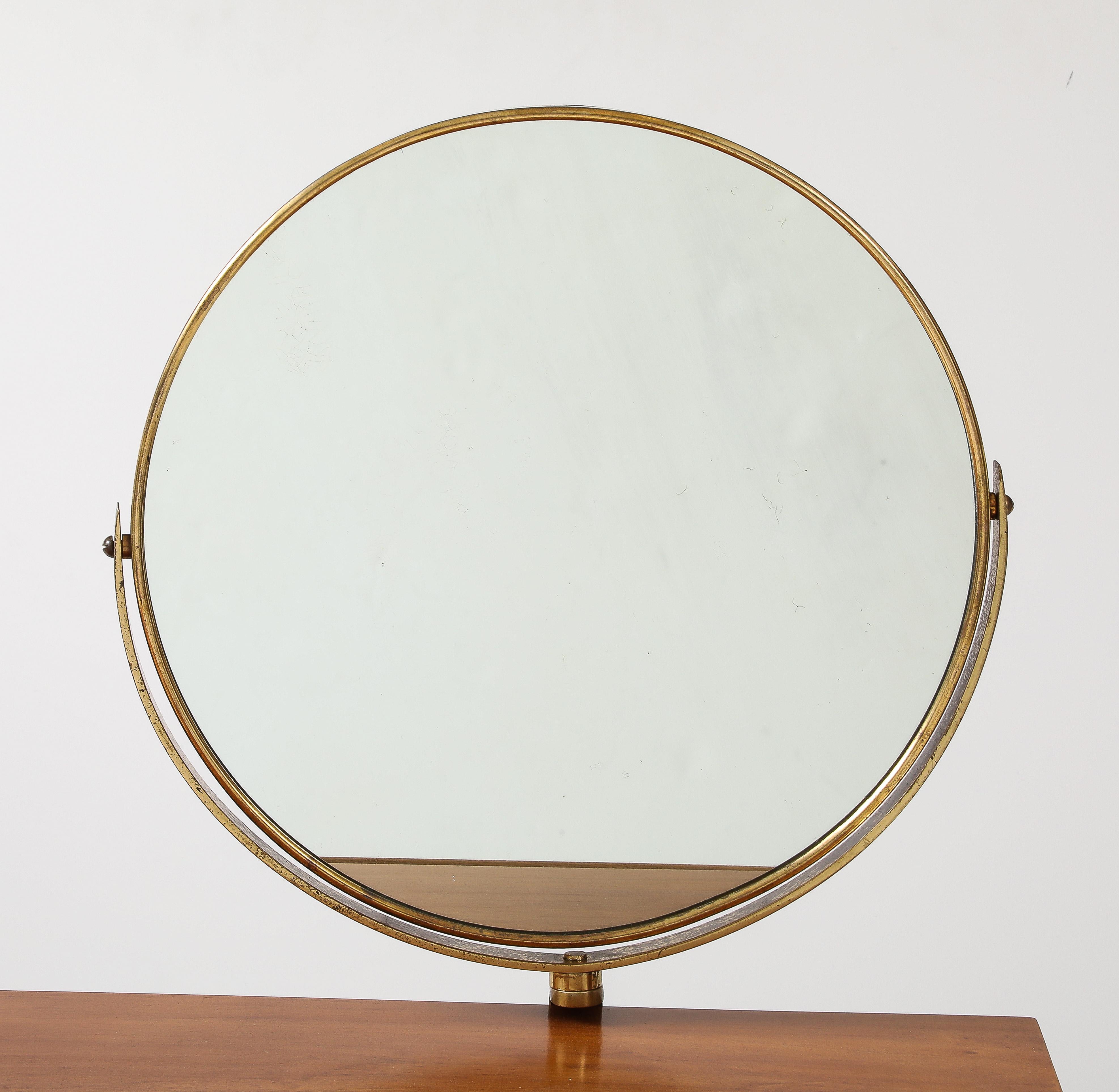 Gio Ponti for Giordano Chiesa Vanity Table with Mirror from Hotel Royal, Naples For Sale 5