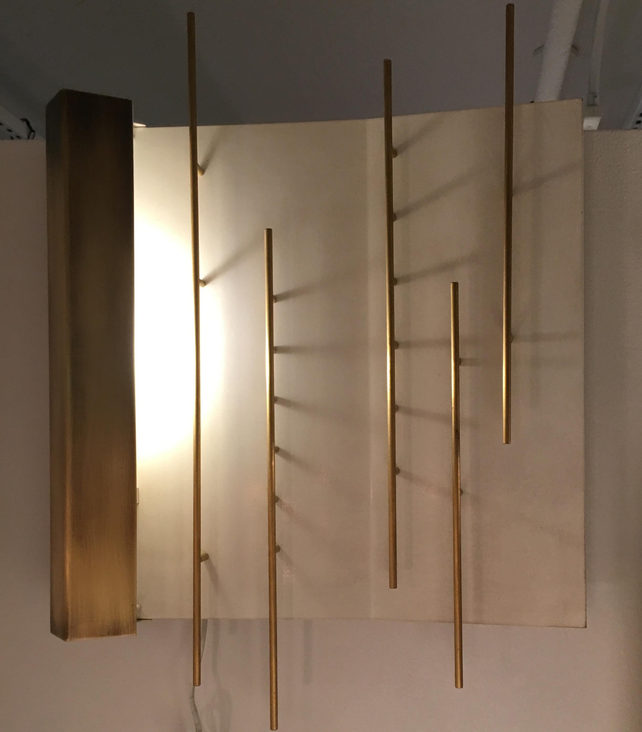 Gio Ponti para Lumi Raro par de apliques 