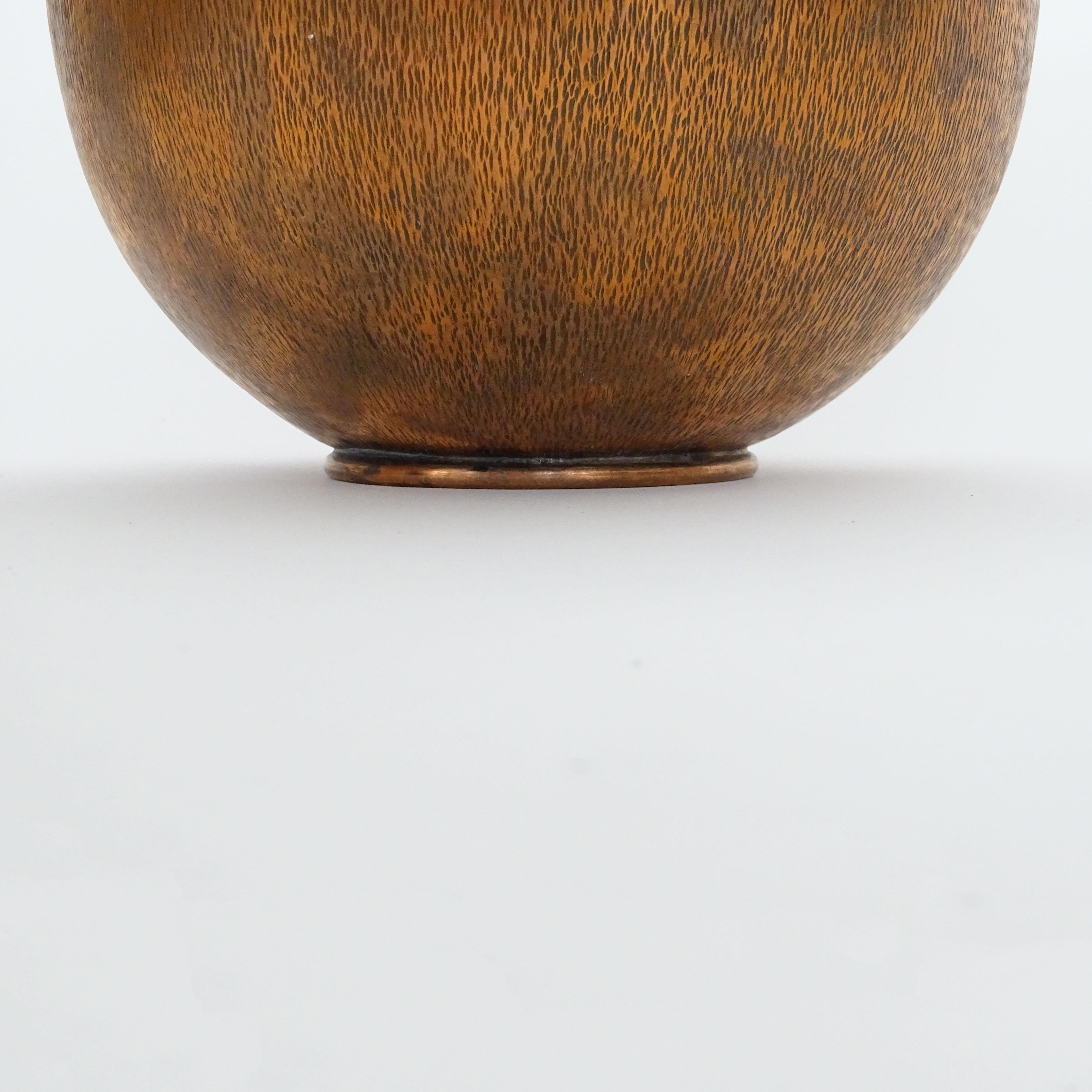 Italian Gio Ponti for Nino Ferrari Copper Vase, Italy, 1930s
