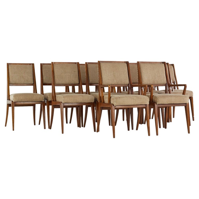 Gio Ponti for Singer and Sons MidCentury Dining Chairs, Set of 12 at