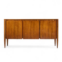 Gio Ponti for Singer and Sons Model 2160 Mid Century Walnut Cabinet