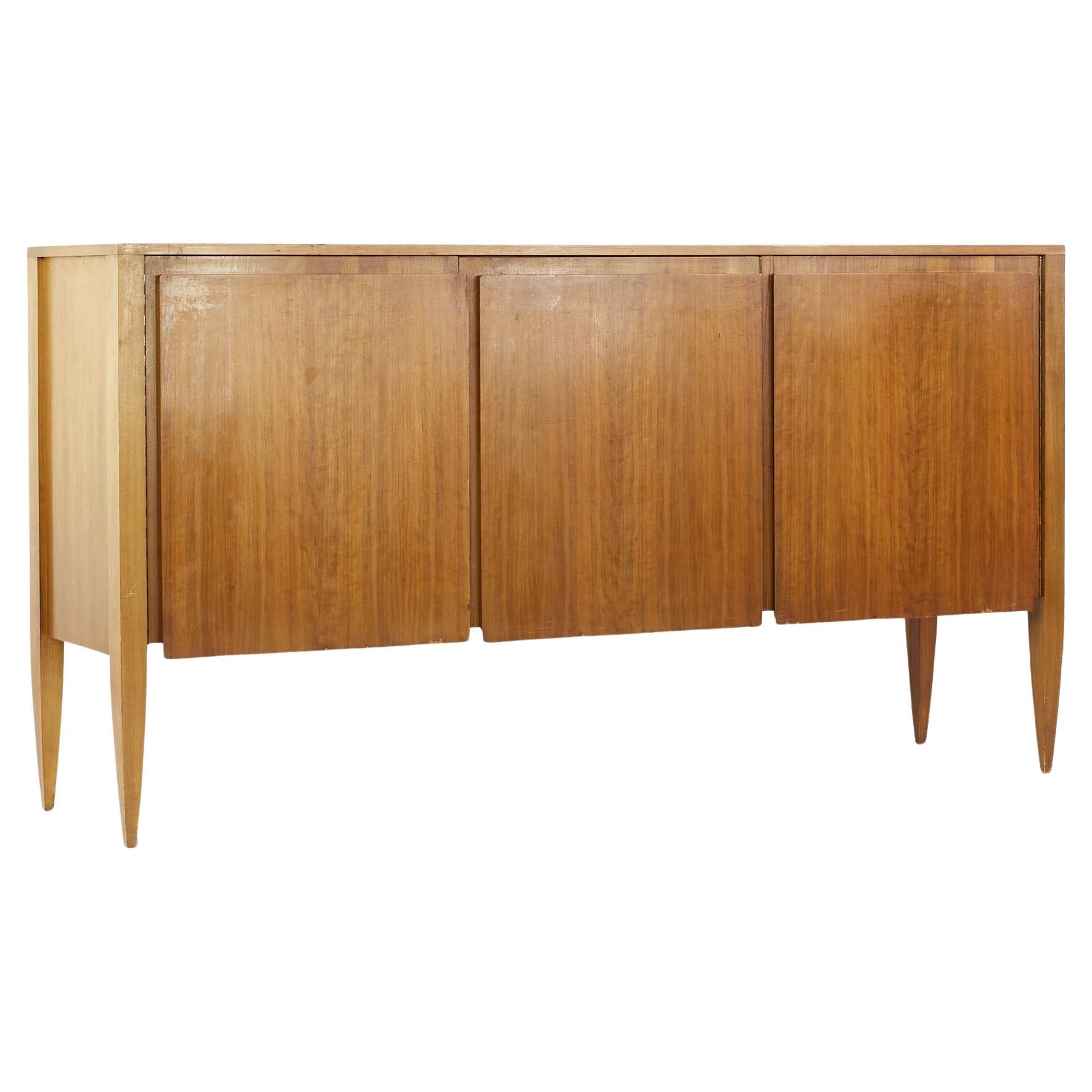 Gio Ponti for Singer and Sons Mid Century Model 2160 Walnut Cabinet For Sale