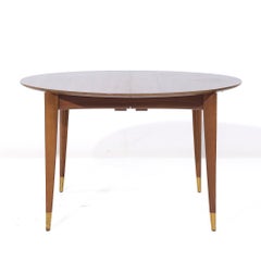 Gio Ponti for Singer and Sons Model 2135 MCM Walnut Expanding Dining Table
