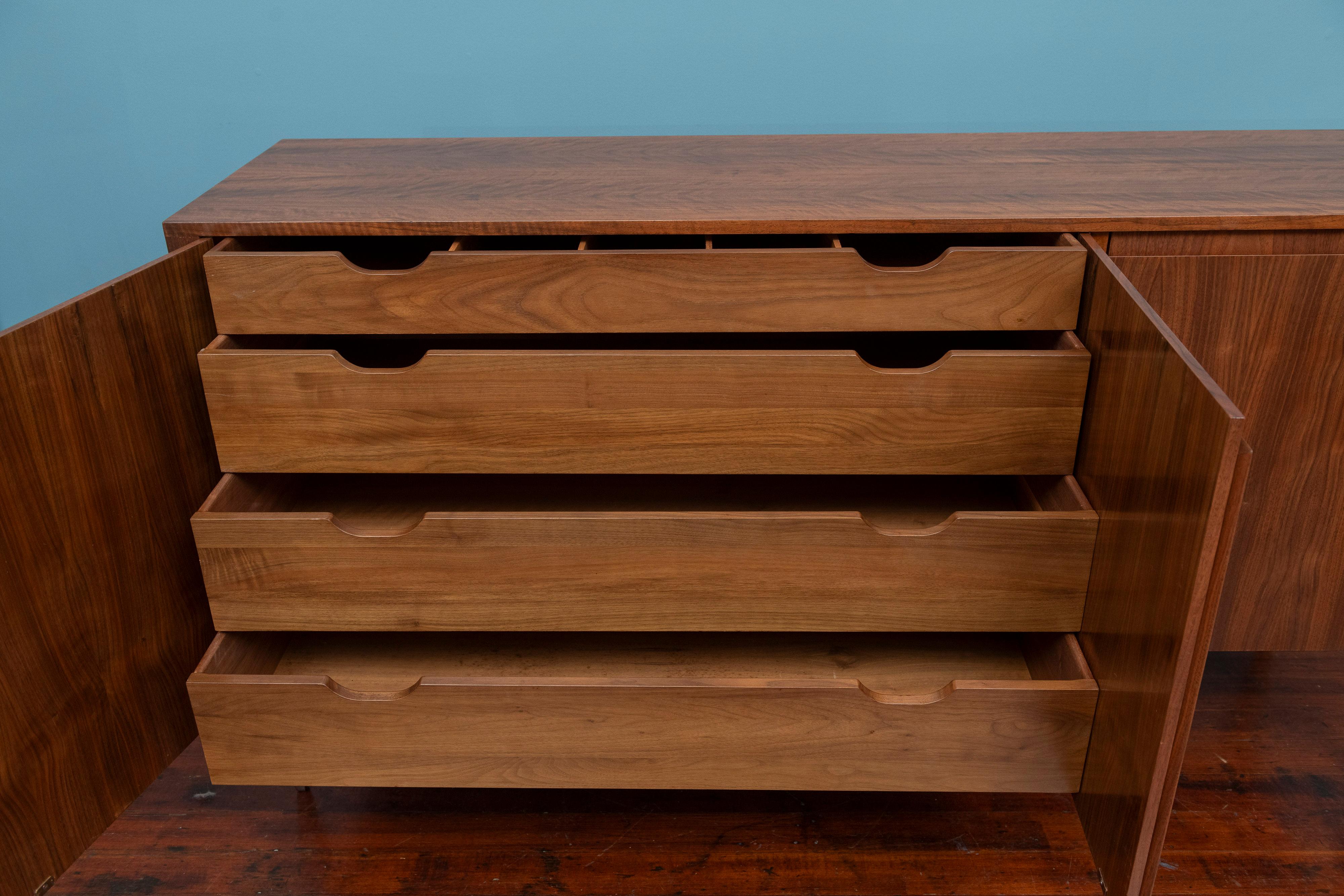 Walnut Gio Ponti for Singer & Sons Credenza, Model 2160 For Sale