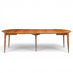 Gio Ponti for Singer & Sons Model 2135 Walnut Expanding Dining Table - 4 Leaves